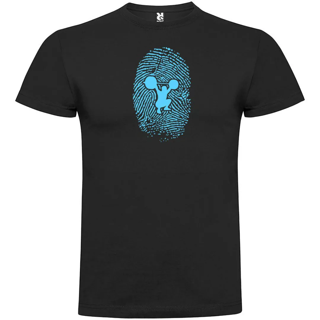 Kruskis Fitness Fingerprint Kurzärmeliges T-shirt 3XL Black günstig online kaufen