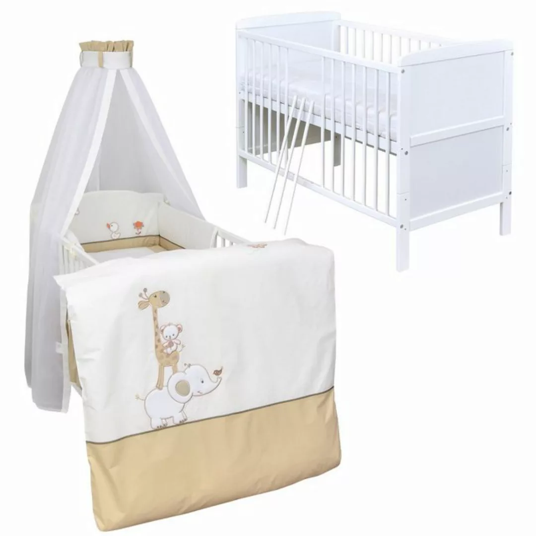 Baby-Delux Komplettbett Babybett Natalie Komplettset Beißschienen, 10-tlg., günstig online kaufen