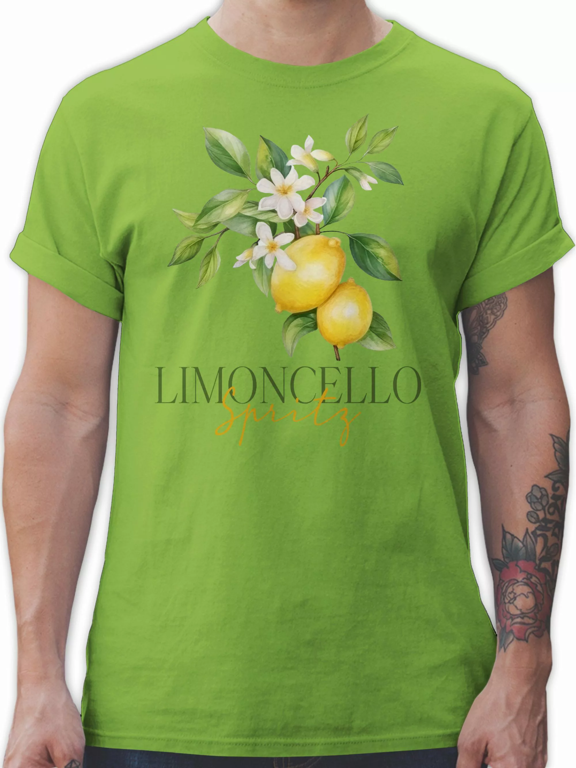 Shirtracer T-Shirt Limoncello Spritz, Italien-Fans, Italienischer günstig online kaufen
