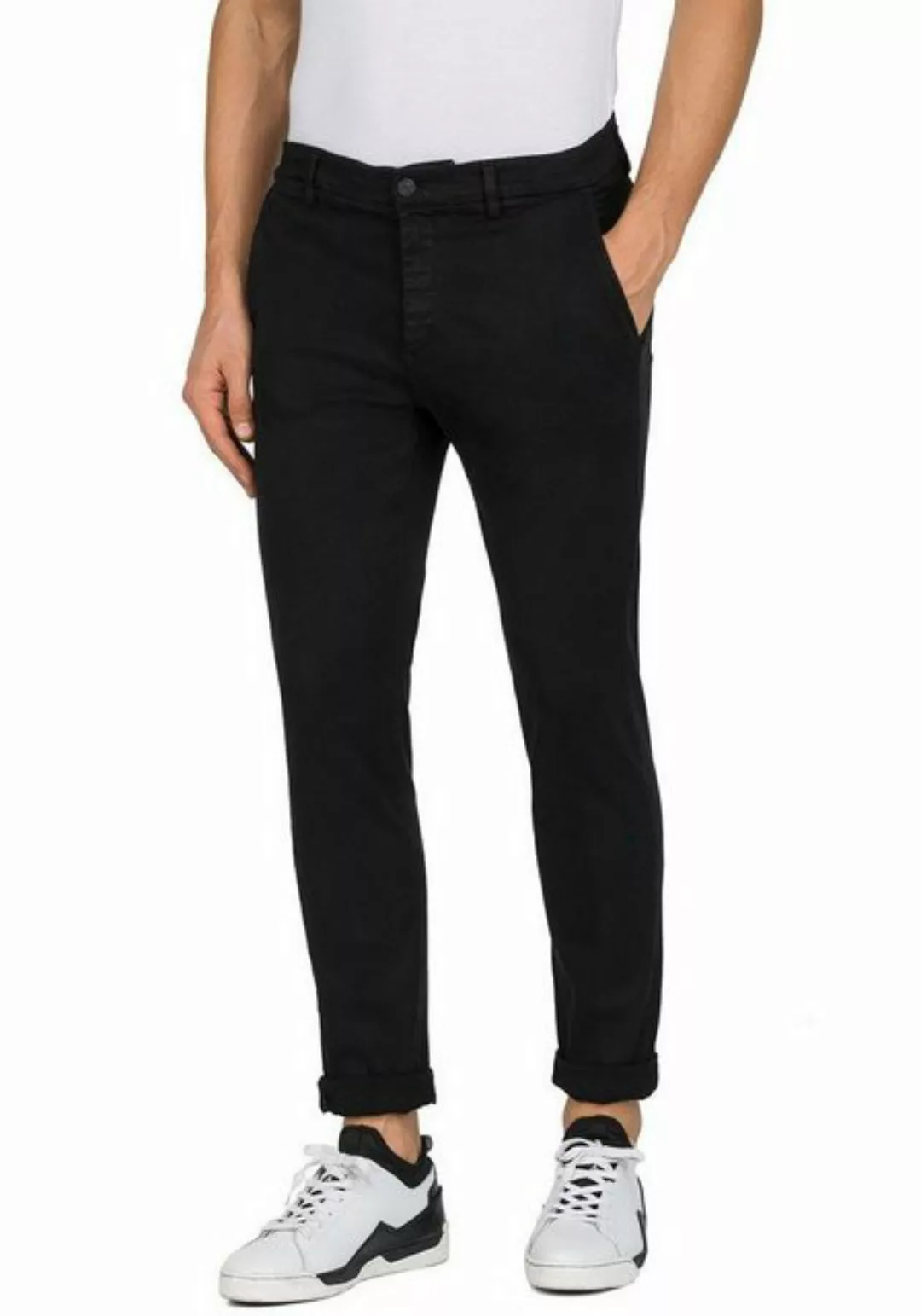 Replay Chinohose Slim Fit Jeans Zeumar Hyperchino Color X.L.I.T.E. (1-tlg) günstig online kaufen