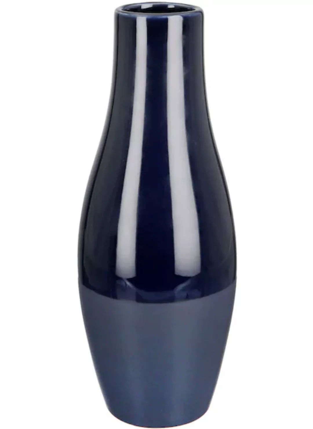 GILDE Tischvase »Vase Sky, bauchig, aus Keramik, Höhe ca. 41 cm«, (1 St.), günstig online kaufen