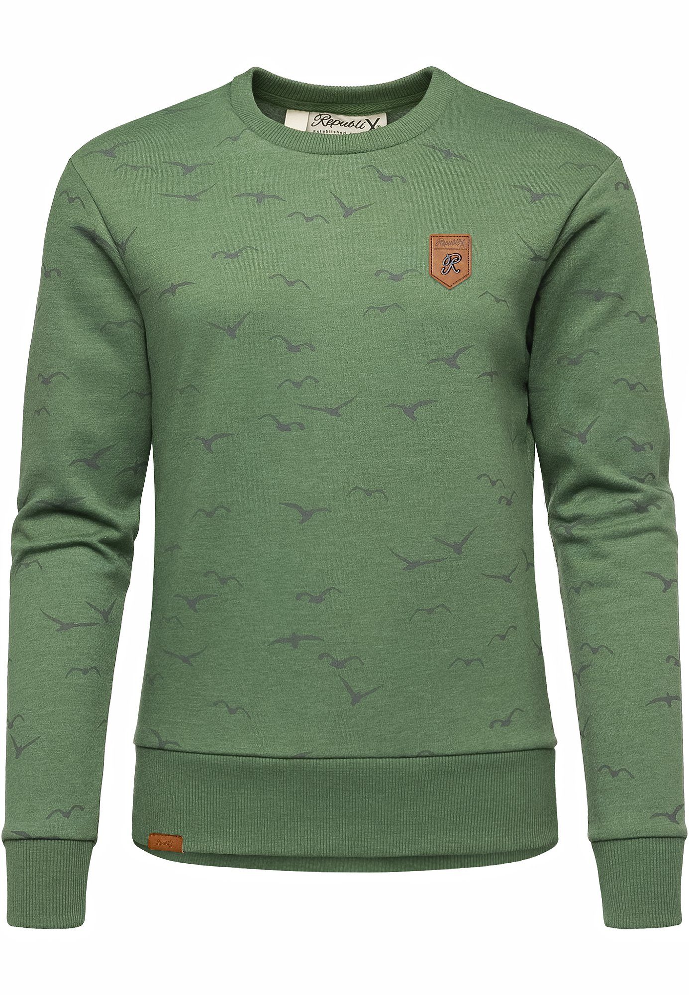 REPUBLIX Sweatshirt TYLA Damen Print Kapuzenpullover günstig online kaufen