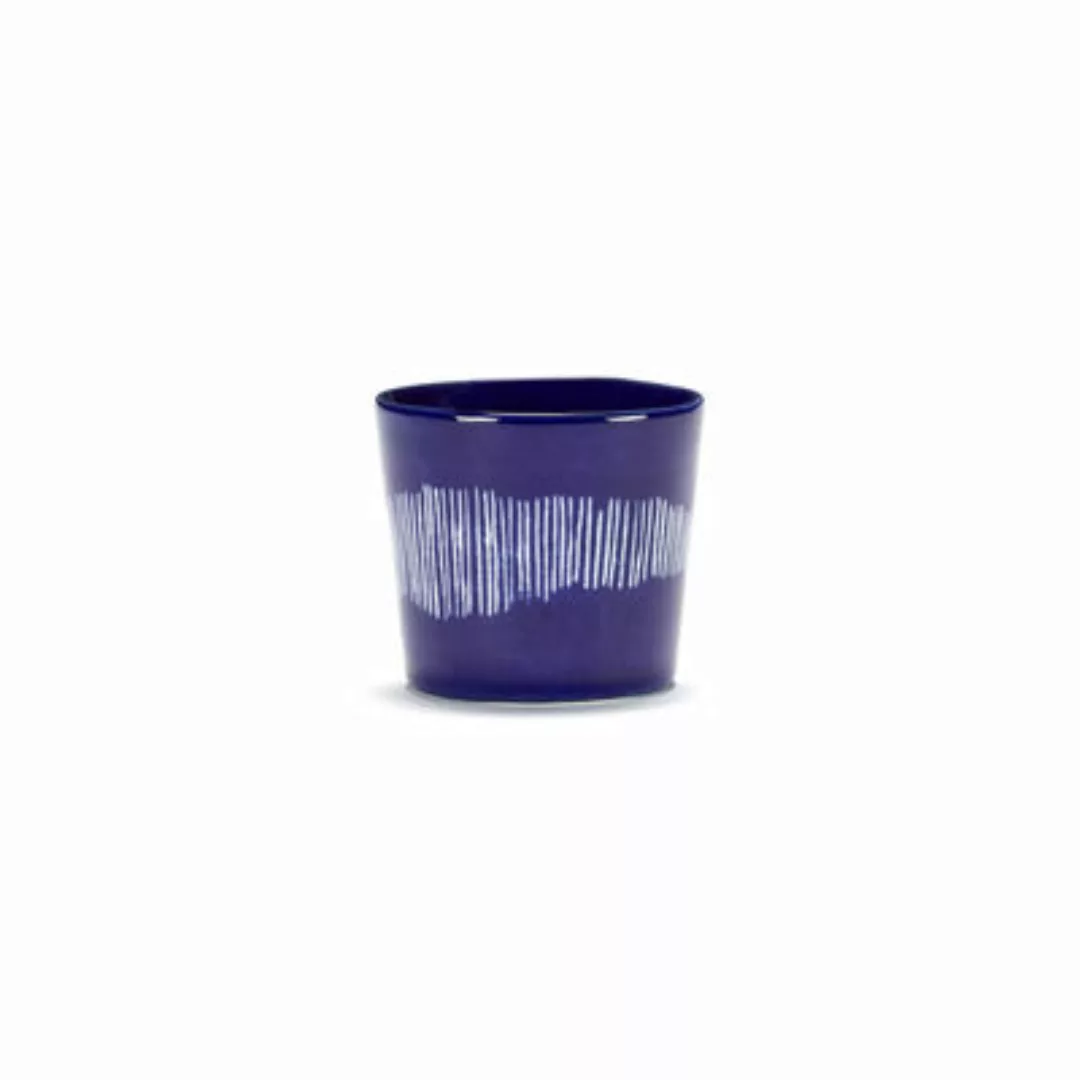 Espressotasse Feast keramik blau / 15 cl - Serax - Blau günstig online kaufen