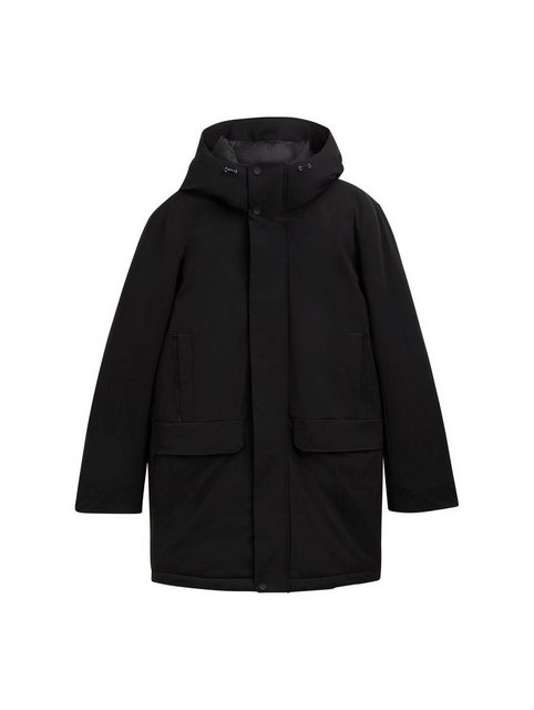 TOM TAILOR Denim Outdoorjacke tech hooded parka, Black günstig online kaufen