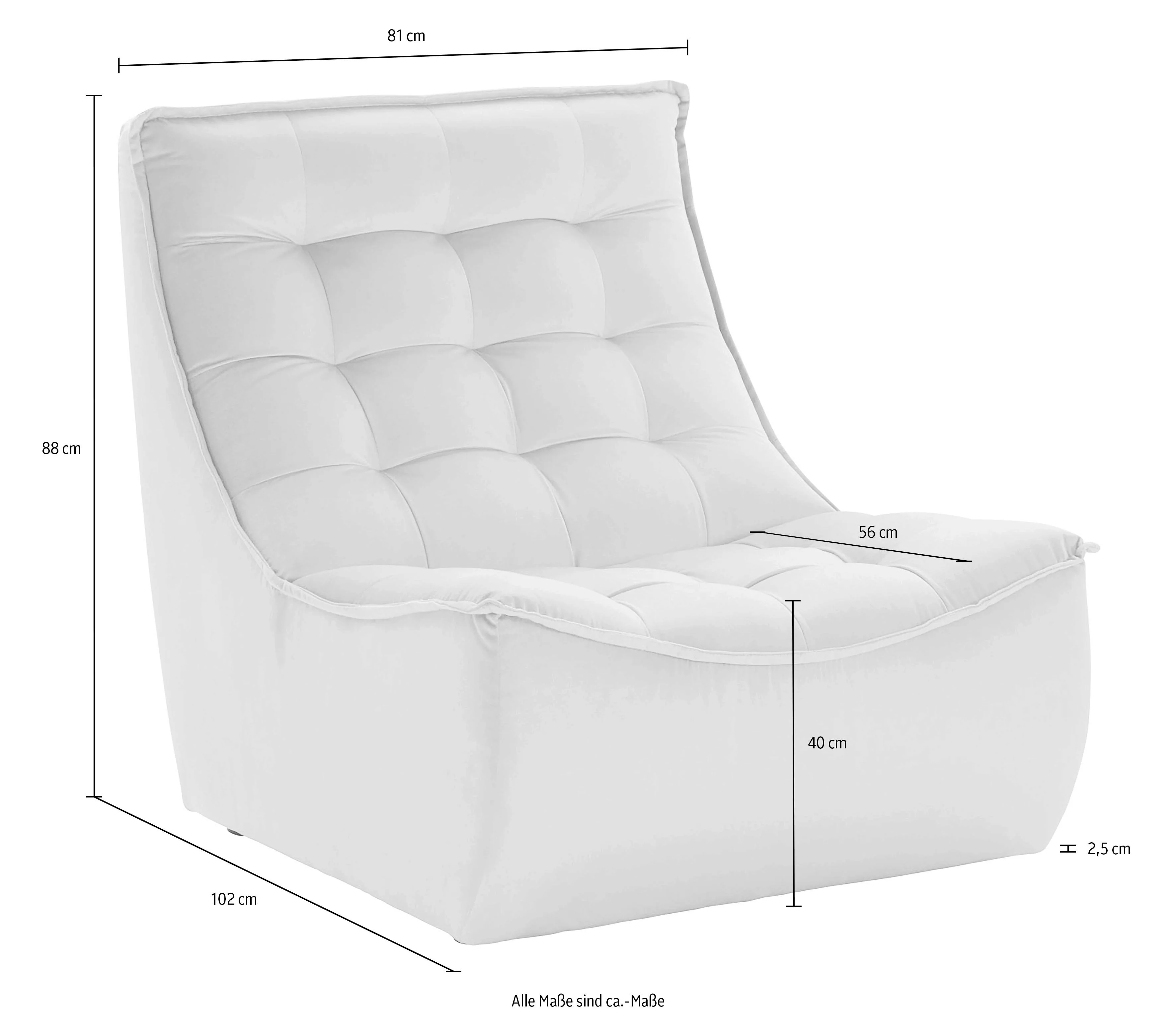 CALIA ITALIA Sessel "Banjo, Designsessel mit erstklassigem Sitzkomfort, als günstig online kaufen