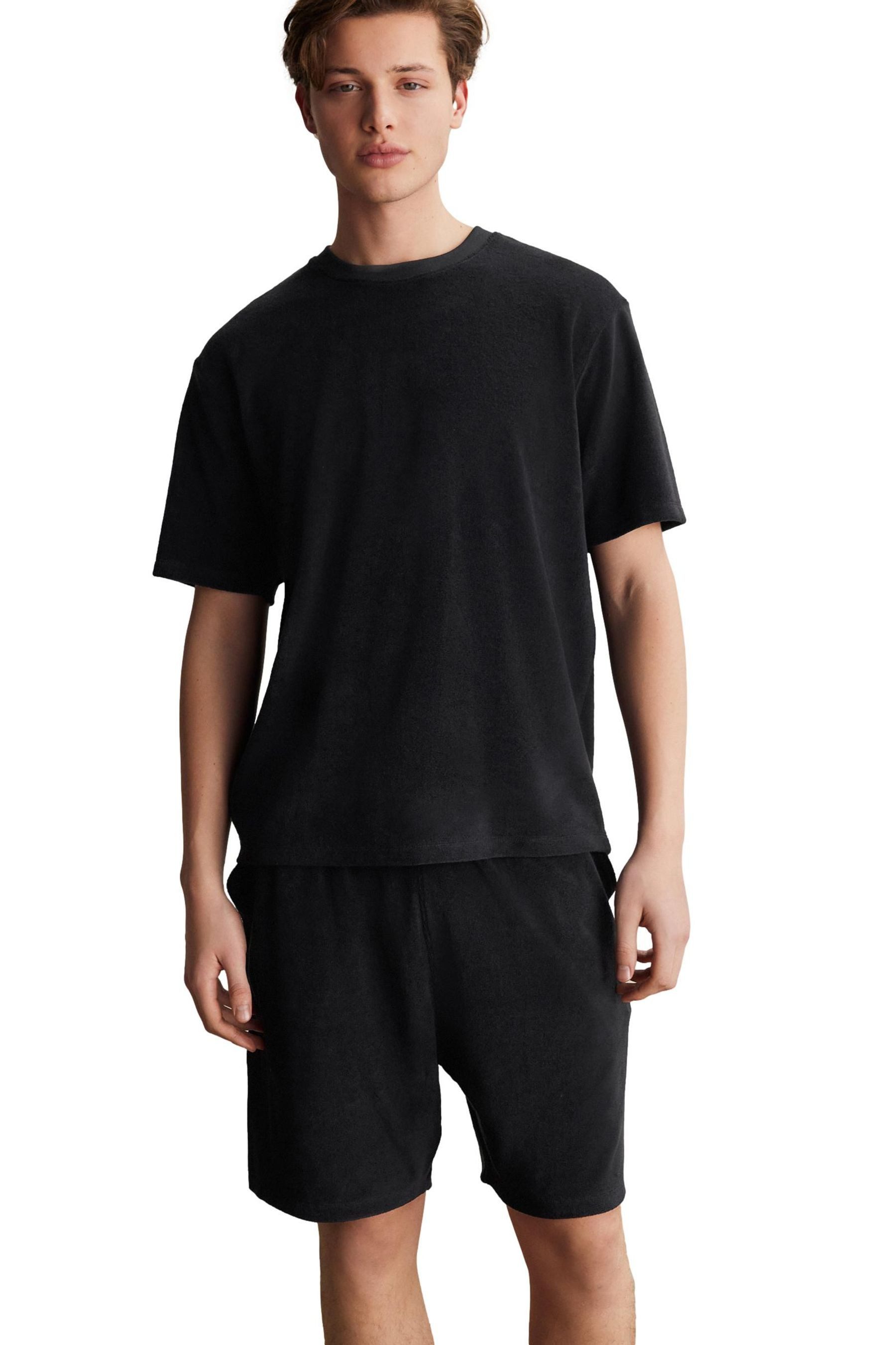 Next Pyjama Frottee-Schlafanzug mit Shorts (2 günstig online kaufen