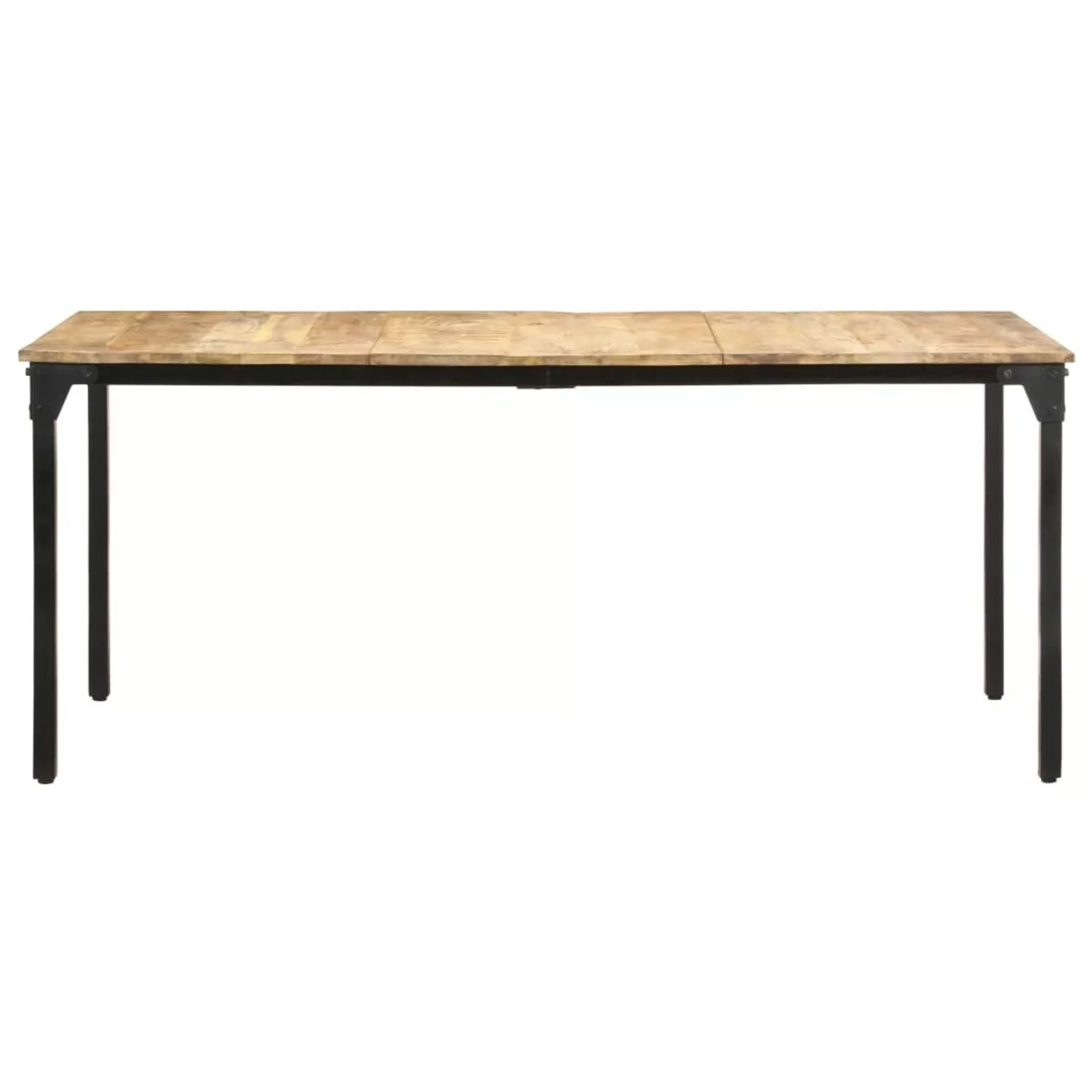 vidaXL Esstisch 180x90x76 cm Raues Mangoholz mit natürlichem Finish günstig online kaufen