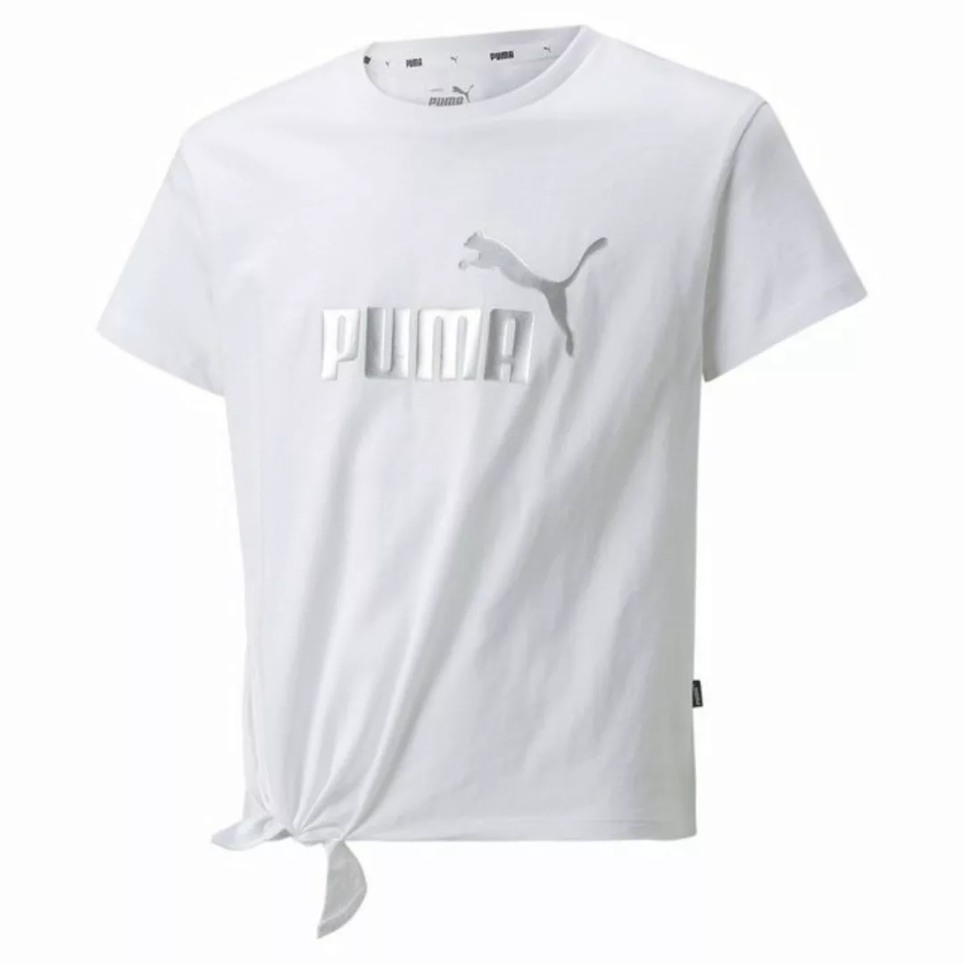 PUMA T-Shirt Essentials+ Logo T-Shirt aus Strick Jugendliche günstig online kaufen
