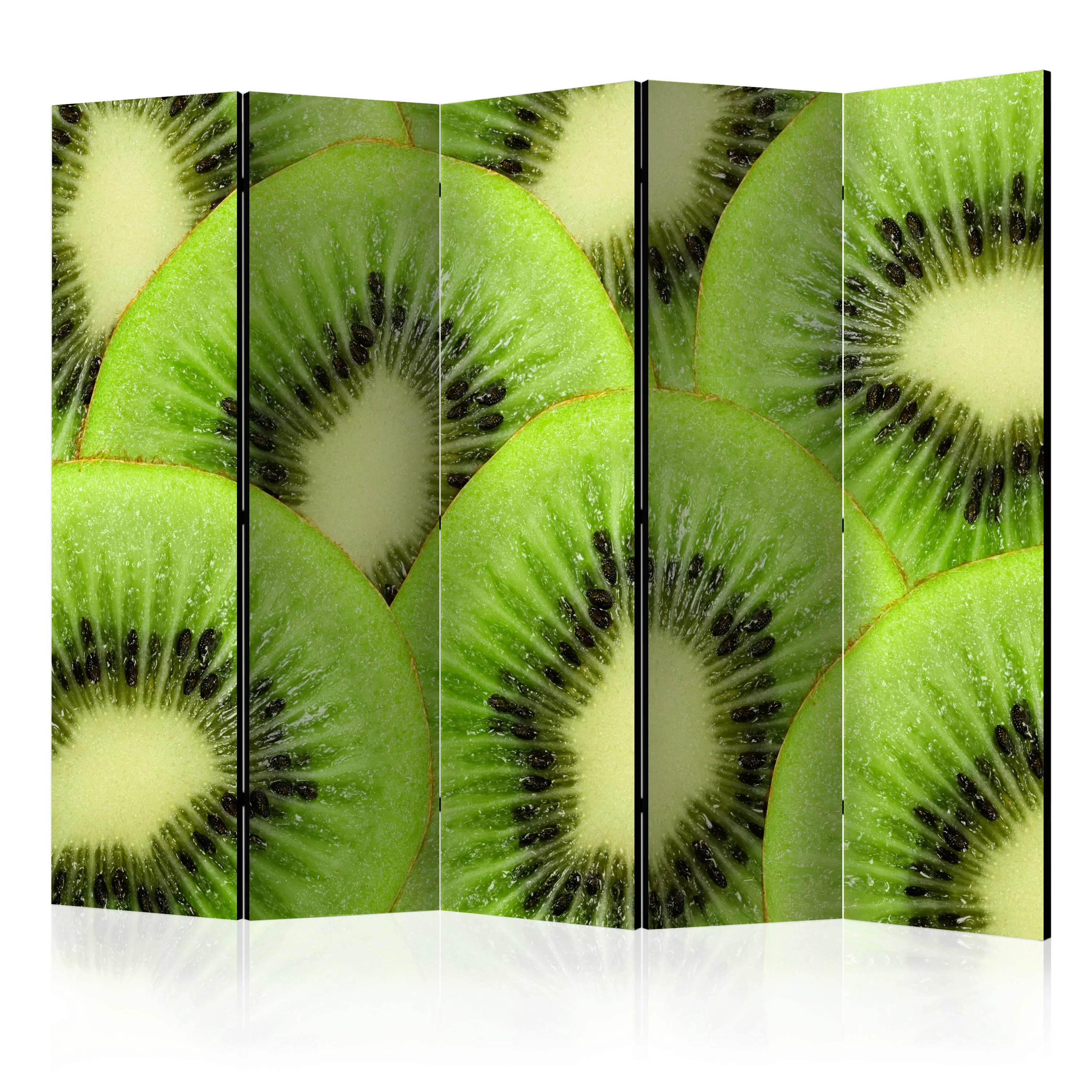 5-teiliges Paravent - Kiwi Slices Ii [room Dividers] günstig online kaufen