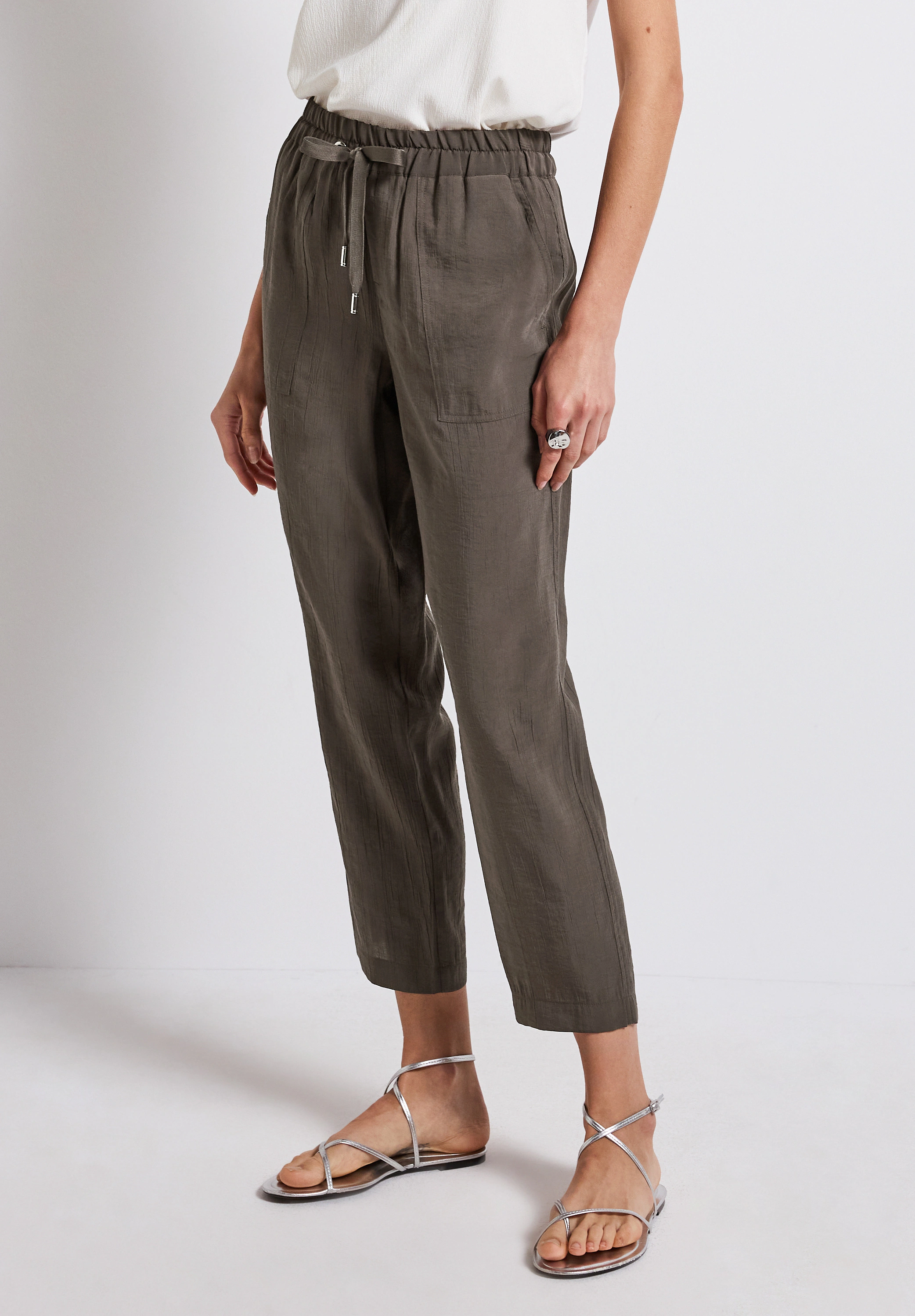 STREET ONE Röhrenhose, mit Elastikbund günstig online kaufen