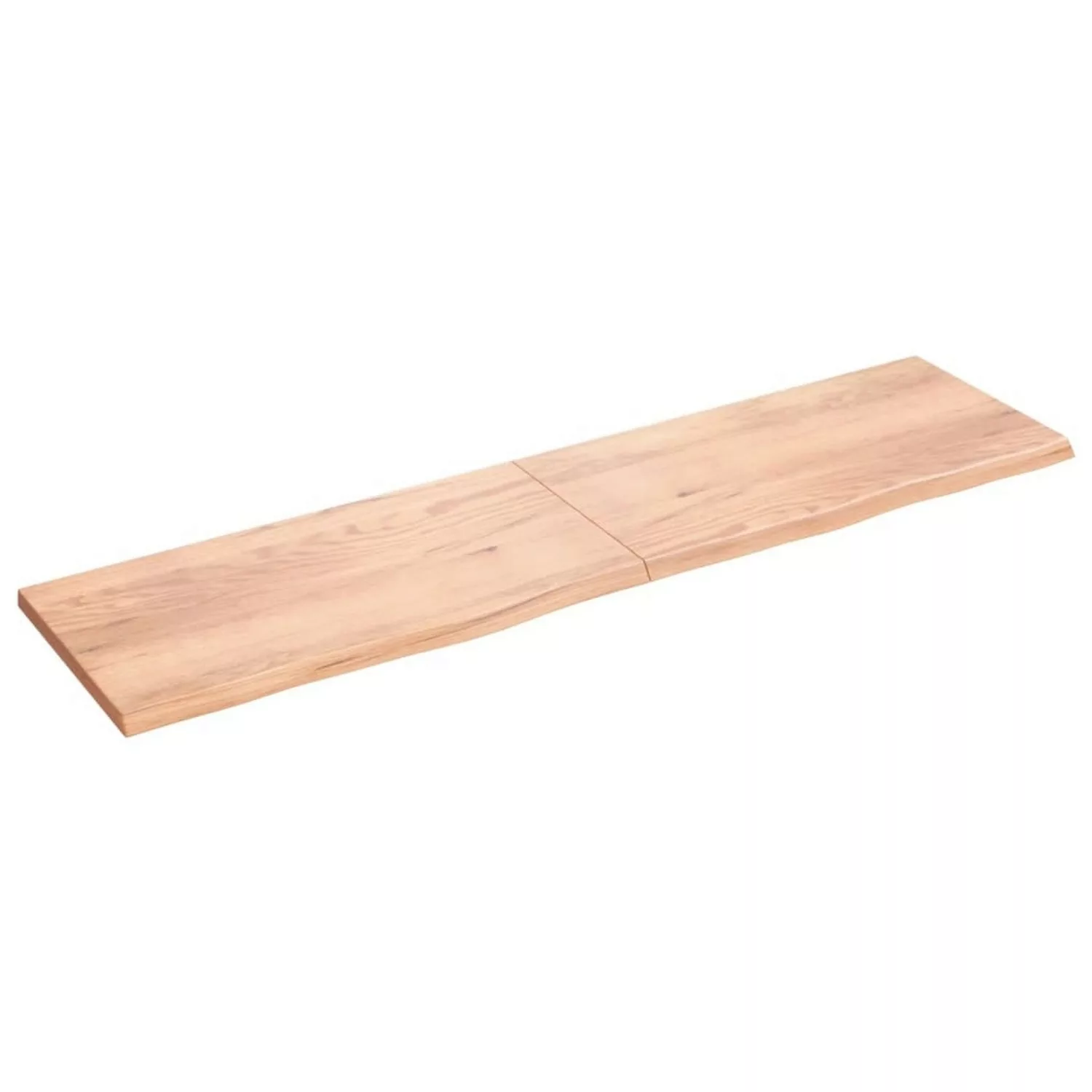 vidaXL Waschtischplatte Hellbraun 200x50x4 cm Massivholz Behandelt günstig online kaufen
