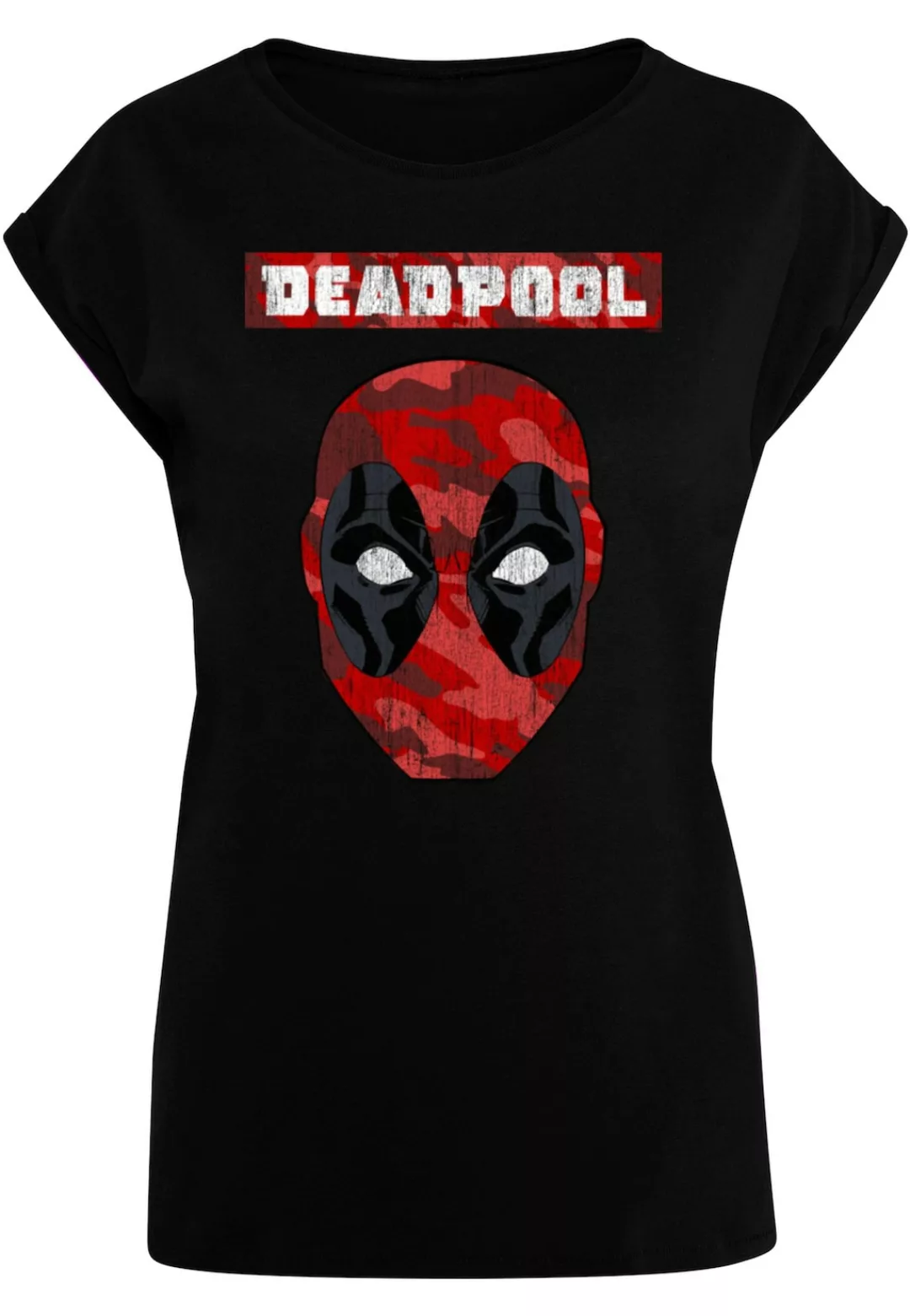 ABSOLUTE CULT T-Shirt "ABSOLUTE CULT Damen Ladies Deadpool - Camo Head T-Sh günstig online kaufen