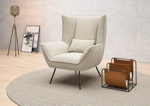 INOSIGN Sessel "Kilrea Relaxsessel, Ohrensessel", Extra hohe Rückenlehne günstig online kaufen