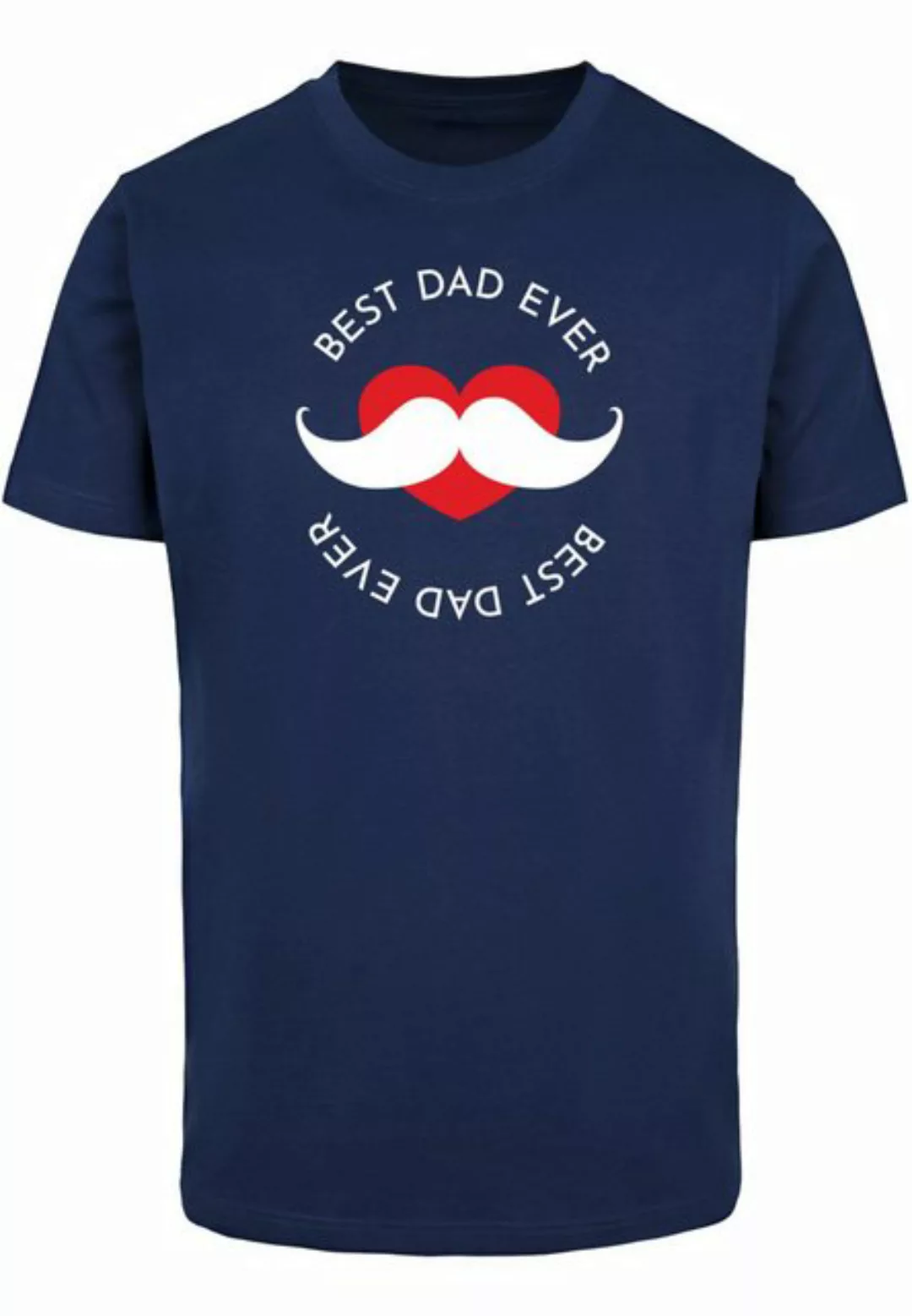 Merchcode T-Shirt Merchcode Herren Fathers Day - Best dad T-Shirt Round Nec günstig online kaufen