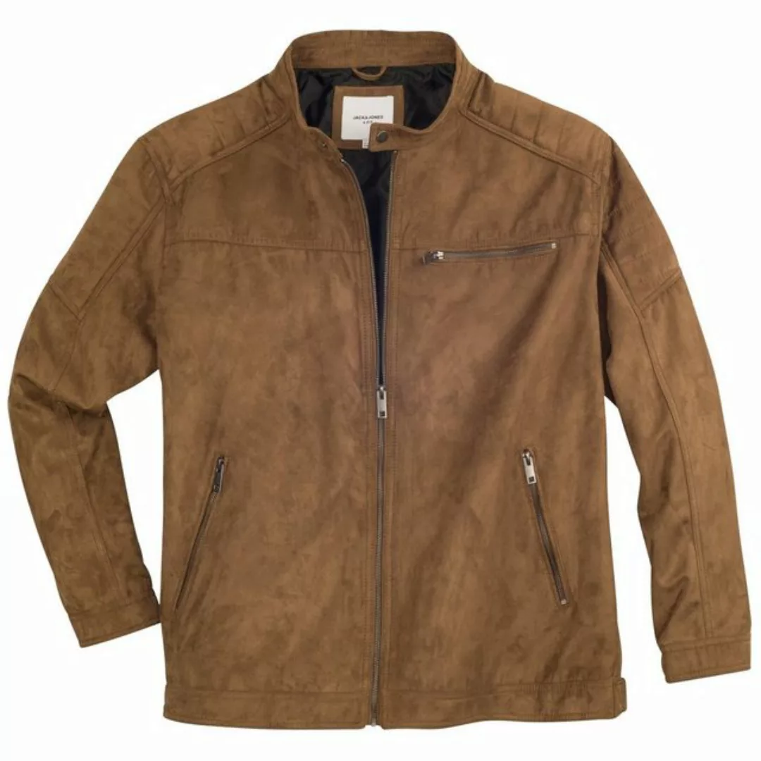 Jack & Jones Bikerjacke Jack&Jones XXL Jacke Biker-Style cognacbraun günstig online kaufen