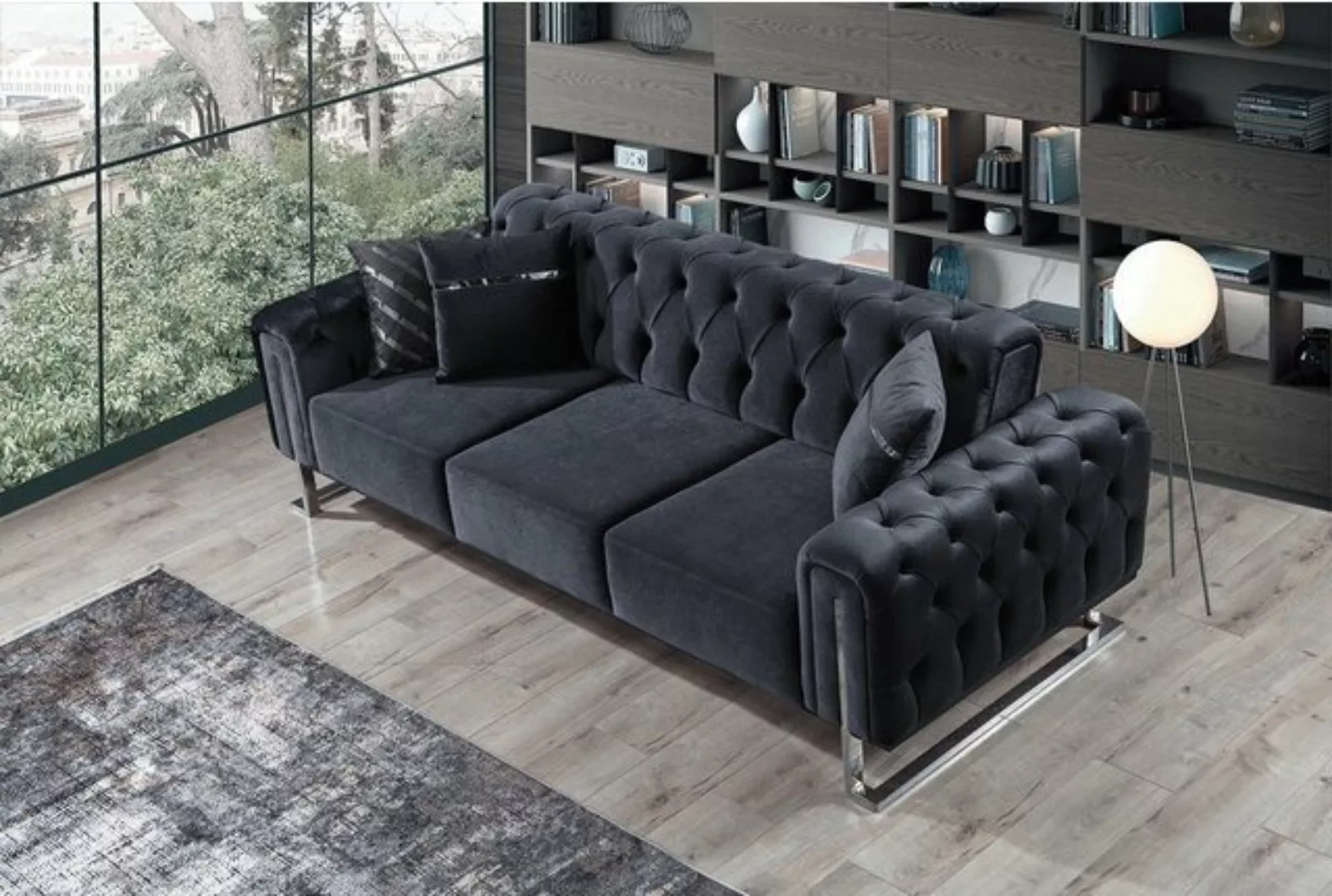 Villa Möbel Sofa Nova, 1 Stk. 2-Sitzer, Quality Made in Turkey, Mikrofaser günstig online kaufen