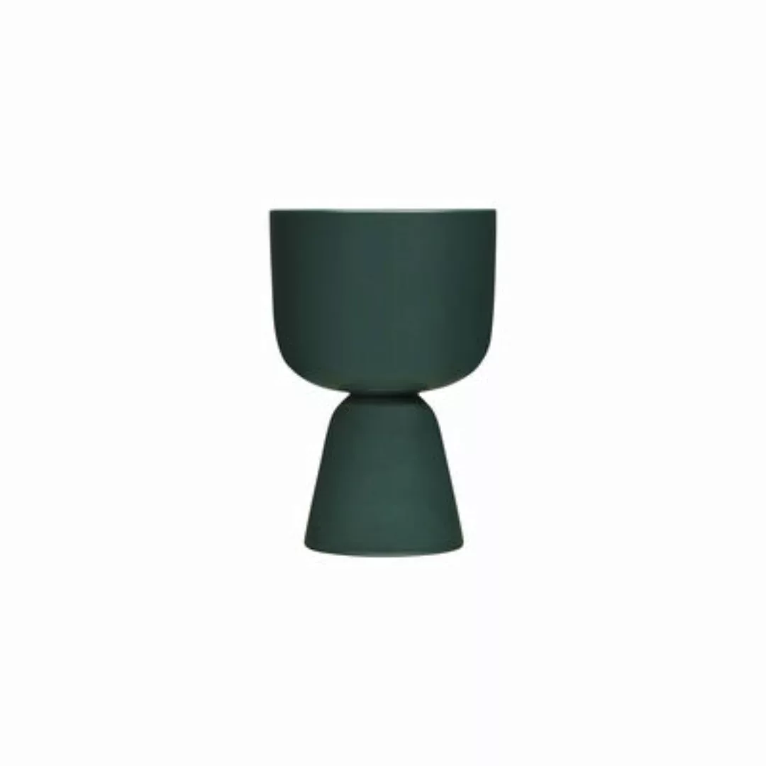 Blumentopf Nappula keramik grün / Ø 23 x H 15,5 cm - Iittala - Grün günstig online kaufen