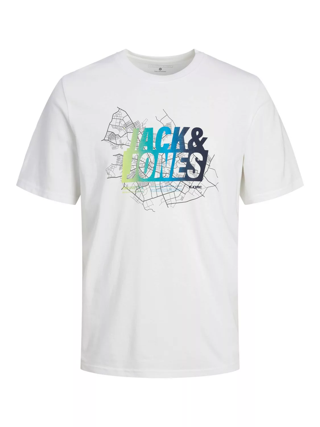 Jack & Jones Herren Rundhals T-Shirt JCOMAP SUMMER LOGO - Regular Fit günstig online kaufen