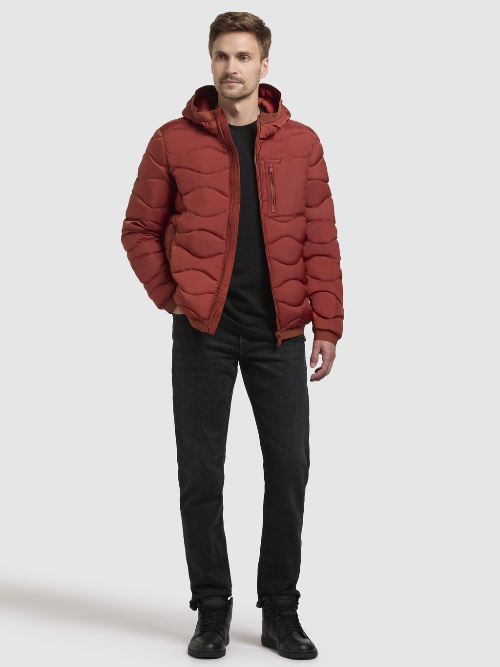 khujo Steppjacke "OMER", mit Kapuze günstig online kaufen