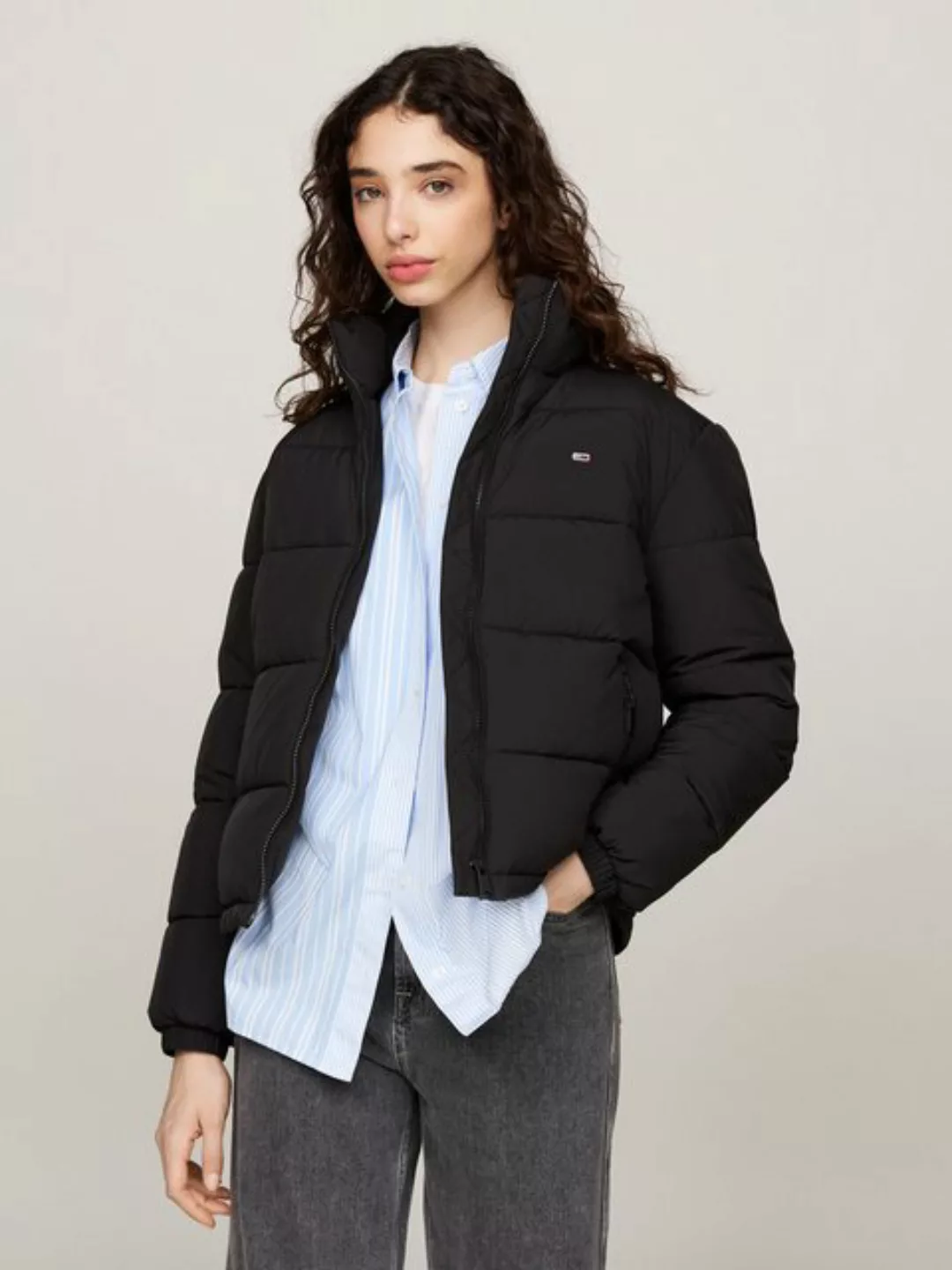 Tommy Jeans Steppjacke TJW ESSENTIAL PUFFER EXT mit Logostickerei günstig online kaufen