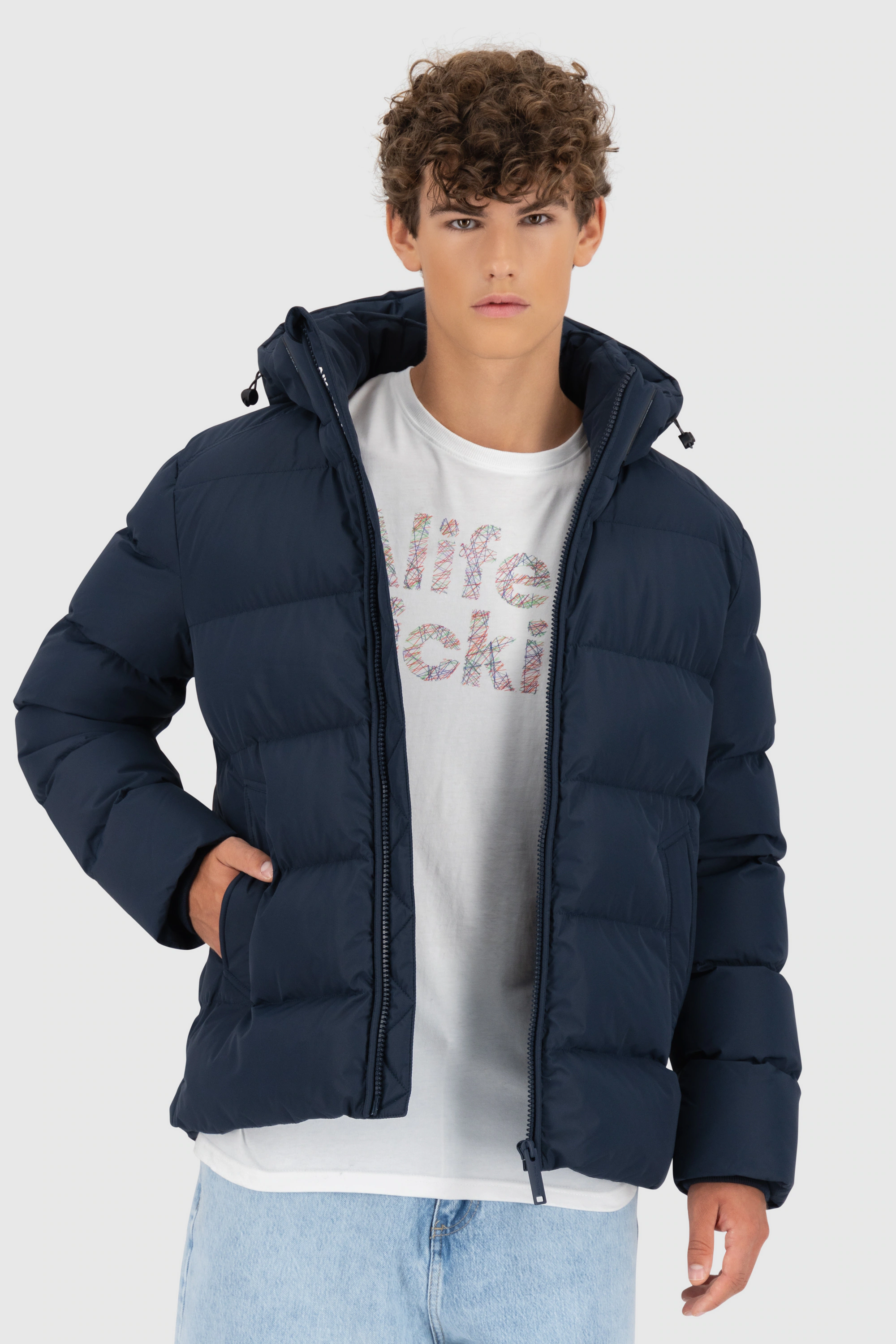 Alife & Kickin Winterjacke "Herren DamianAK A", gefüttert mit abnehmbarer K günstig online kaufen