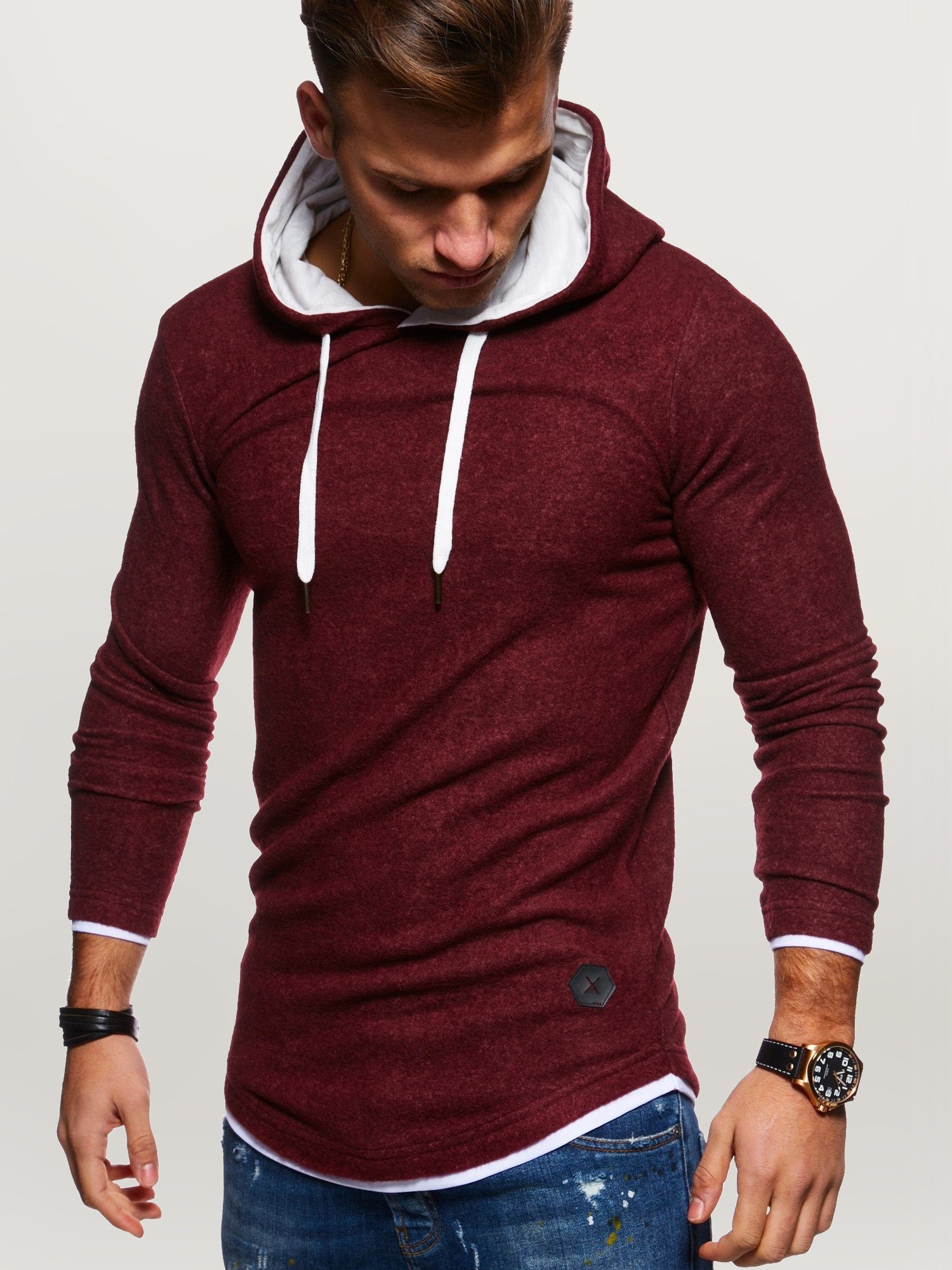 behype Kapuzensweatshirt LAYER im trendigen Layer-Look günstig online kaufen