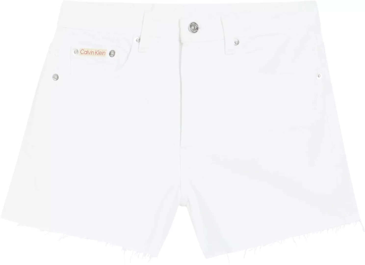 Calvin Klein Jeans Shorts "90s DENIM SHORT", mit Fransensaum günstig online kaufen