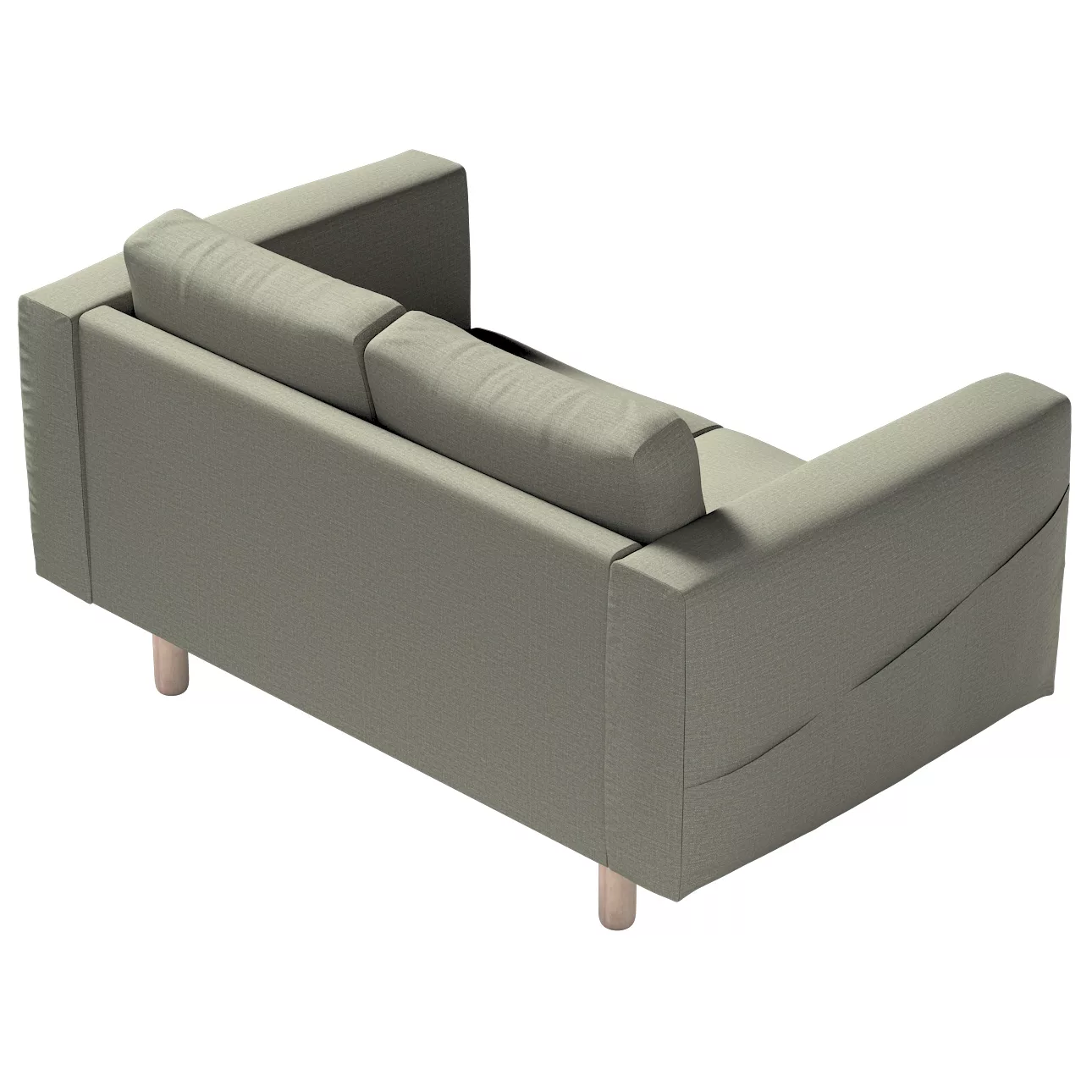 Bezug für Norsborg 2-Sitzer Sofa, grau-beige, Norsborg 2-Sitzer Sofabezug, günstig online kaufen