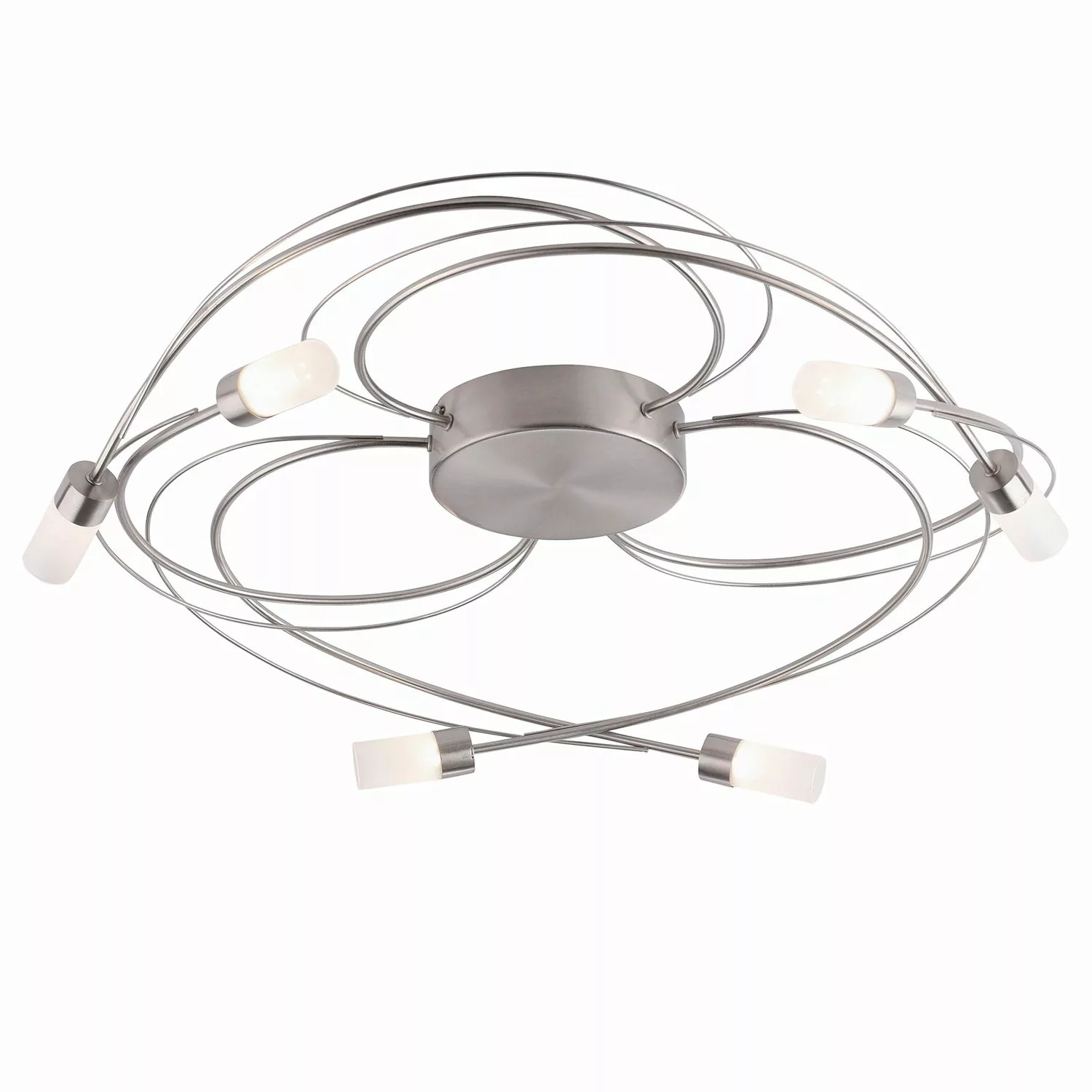 Deckenlampe Nelia m. LED 6fl Ø 60 cm stahl günstig online kaufen