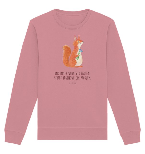 Mr. & Mrs. Panda Longpullover Größe XS Eichhörnchen Blume - Canyon Pink - G günstig online kaufen