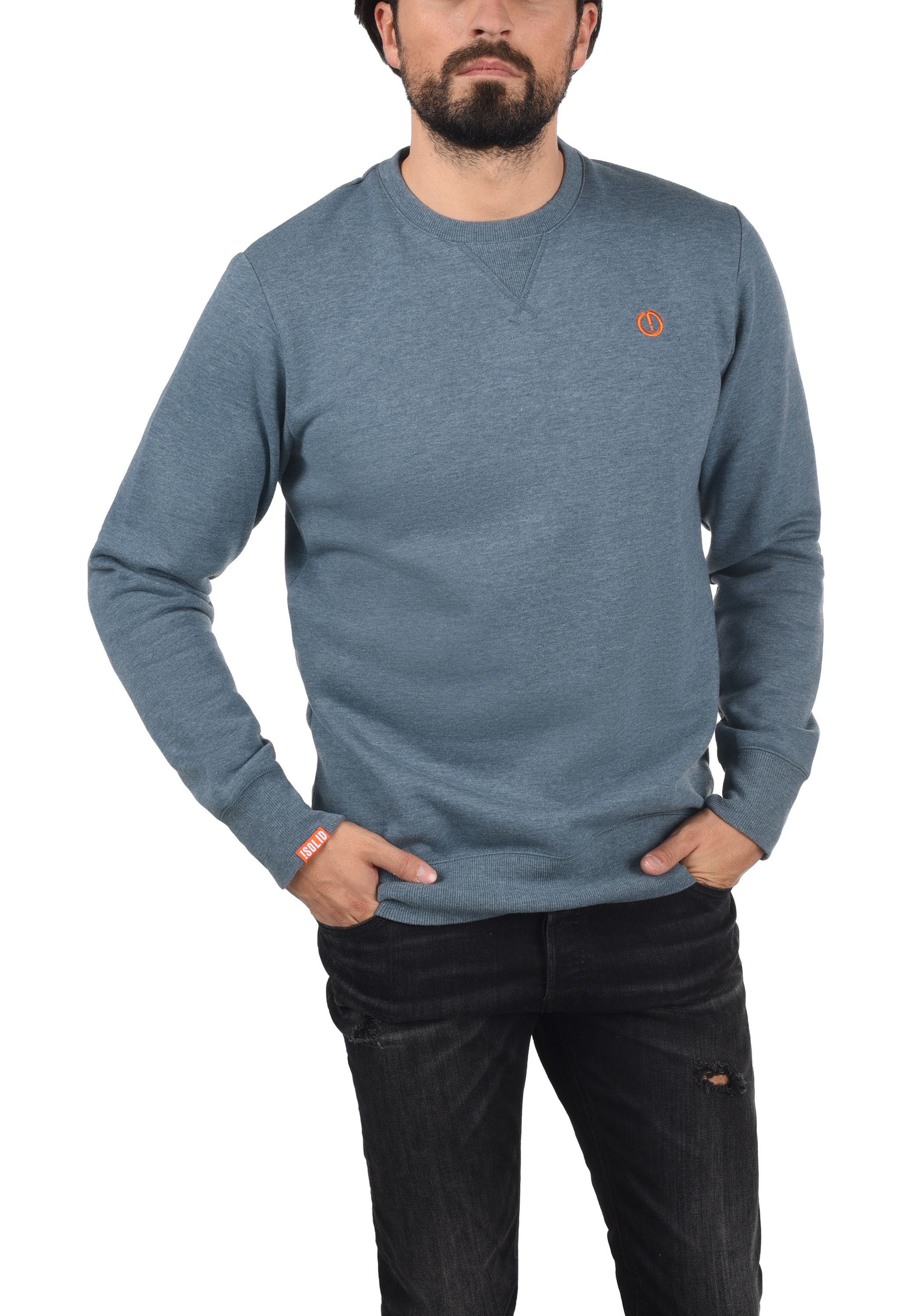 Solid Rundhalspullover "Sweatshirt SDBenn" günstig online kaufen