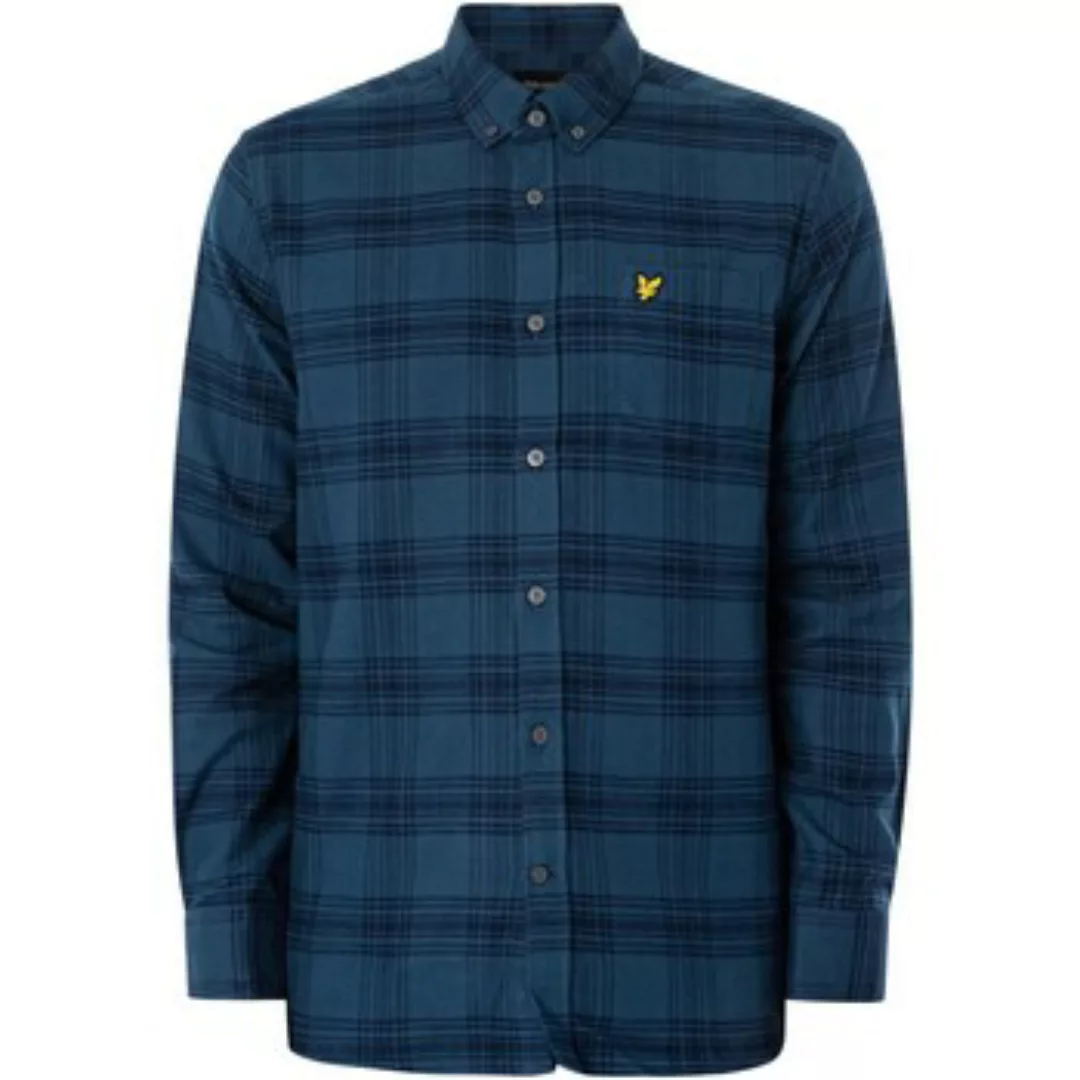 Lyle & Scott  Hemdbluse Flanellhemd Mit Ton In Ton Kariertem Karomuster günstig online kaufen