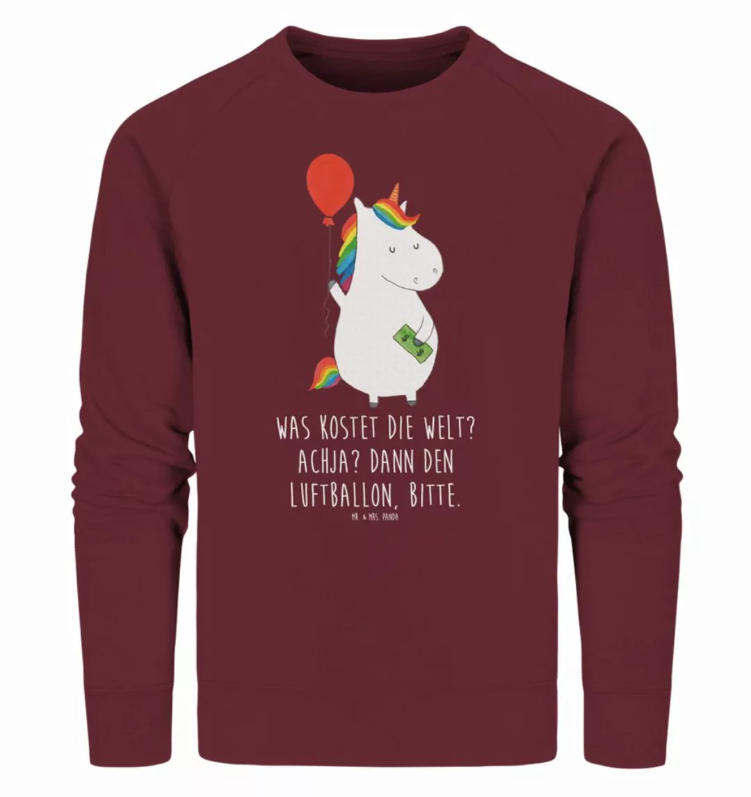 Mr. & Mrs. Panda Longpullover Einhorn Luftballon Größe XS - Burgundy - Gesc günstig online kaufen