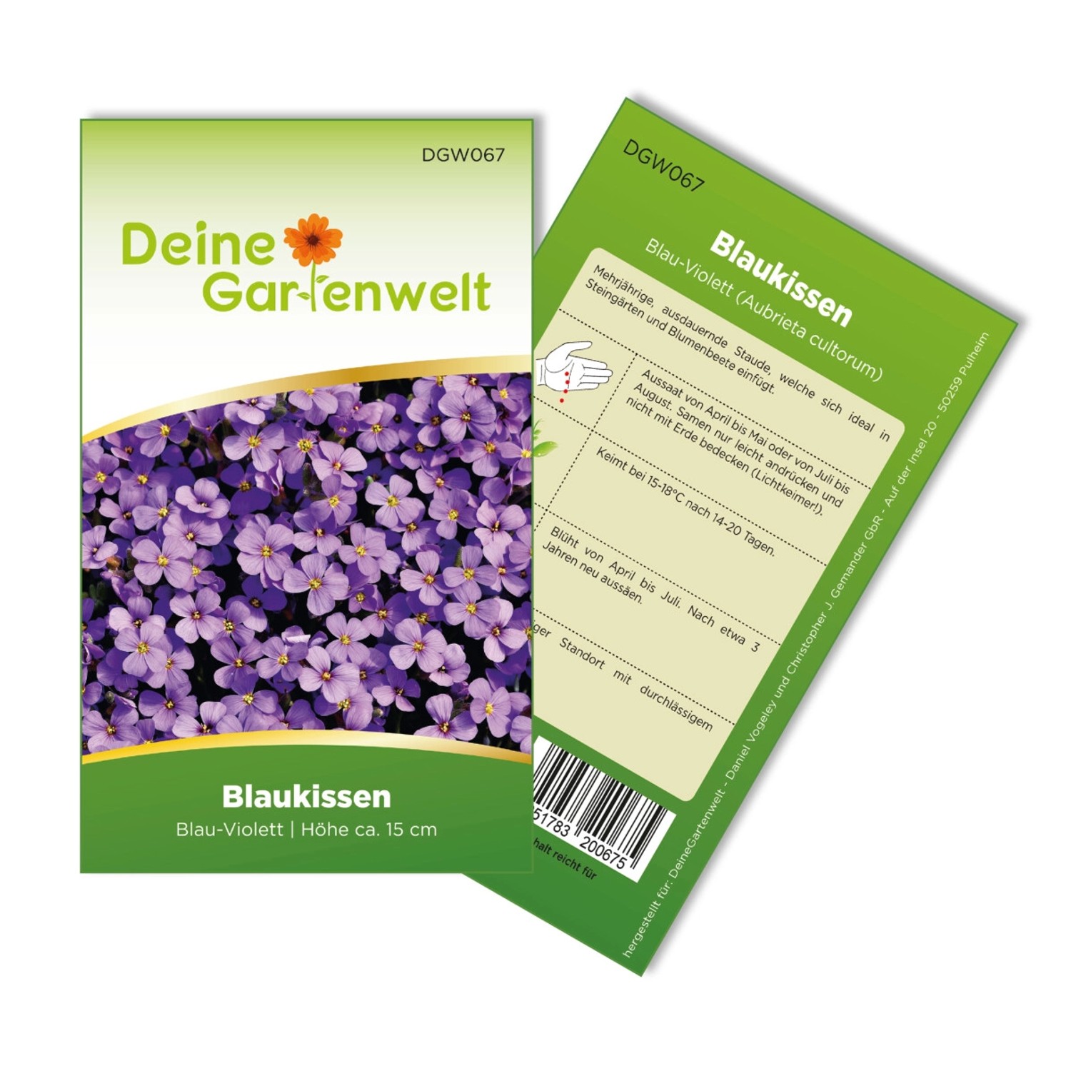Deine Gartenwelt Blaukissen Violett Samen günstig online kaufen