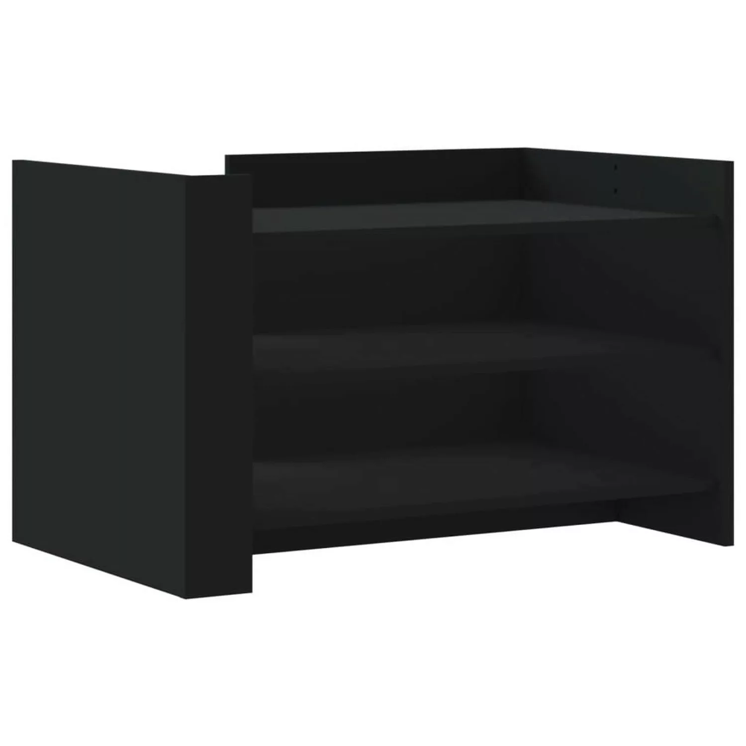 vidaXL Couchtisch Schwarz 80x50x50 cm Holzwerkstoff günstig online kaufen