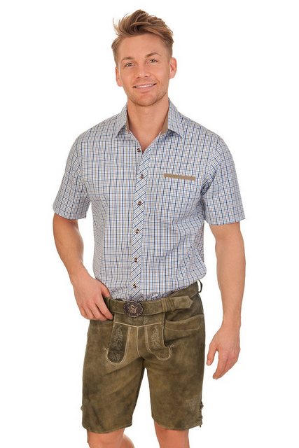 Spieth & Wensky Trachtenlederhose Lederhose Herren kurz - VEIT II - biber, günstig online kaufen