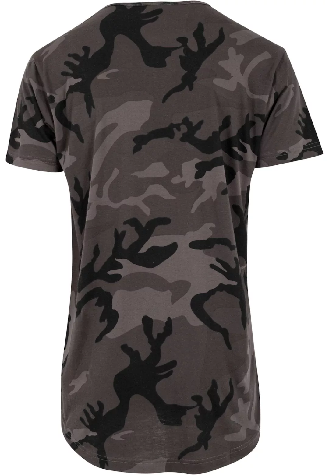 URBAN CLASSICS Kurzarmshirt "Urban Classics Herren Camo Shaped Long Tee" günstig online kaufen