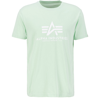 Alpha Industries  T-Shirts & Poloshirts Basic T-Shirt BL - mint günstig online kaufen