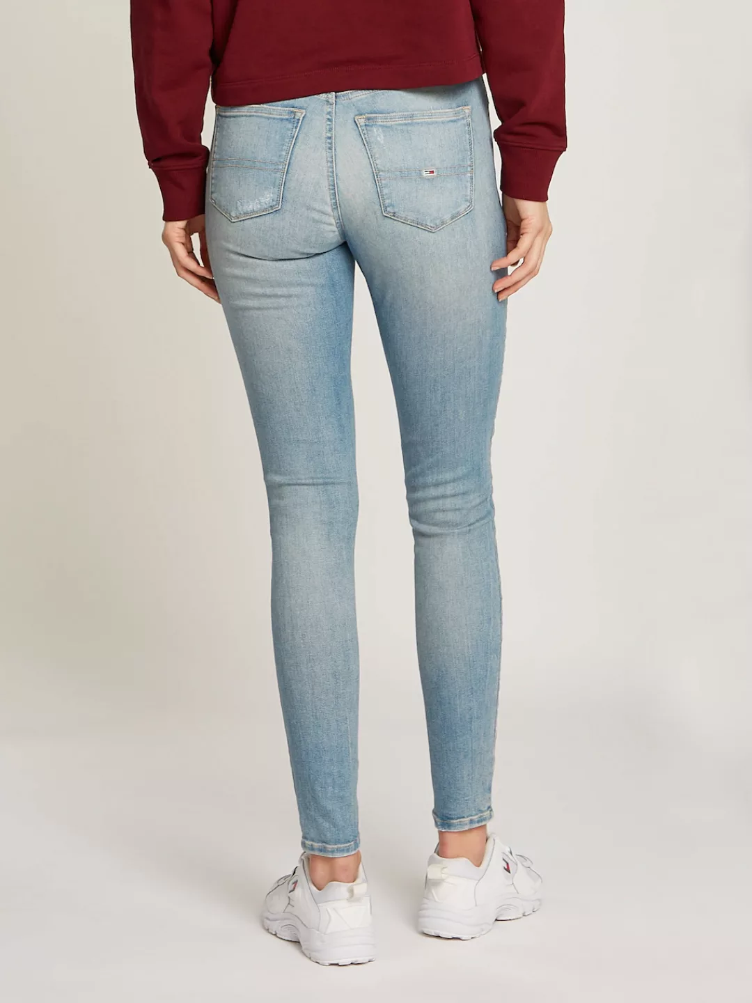 Tommy Jeans Skinny-fit-Jeans "Tommy Jeans - Damenjeans- NORA Mid Rise - Ski günstig online kaufen