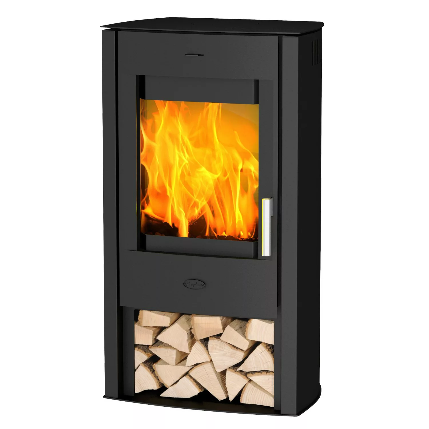 Fireplace Kaminofen Stahl Schwarz 6 kW günstig online kaufen