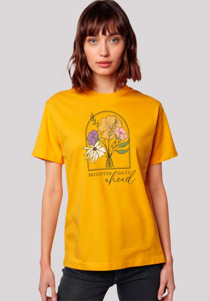 F4NT4STIC T-Shirt Blumen brighter days ahead Premium Qualität günstig online kaufen