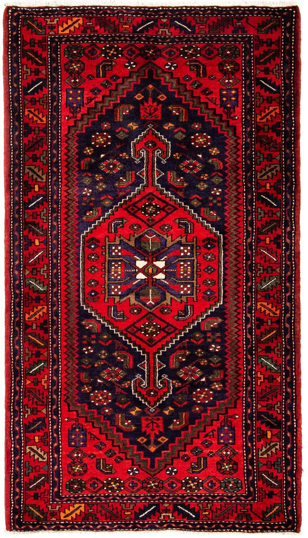 morgenland Orientteppich »Perser - Nomadic - 229 x 123 cm - dunkelrot«, rec günstig online kaufen