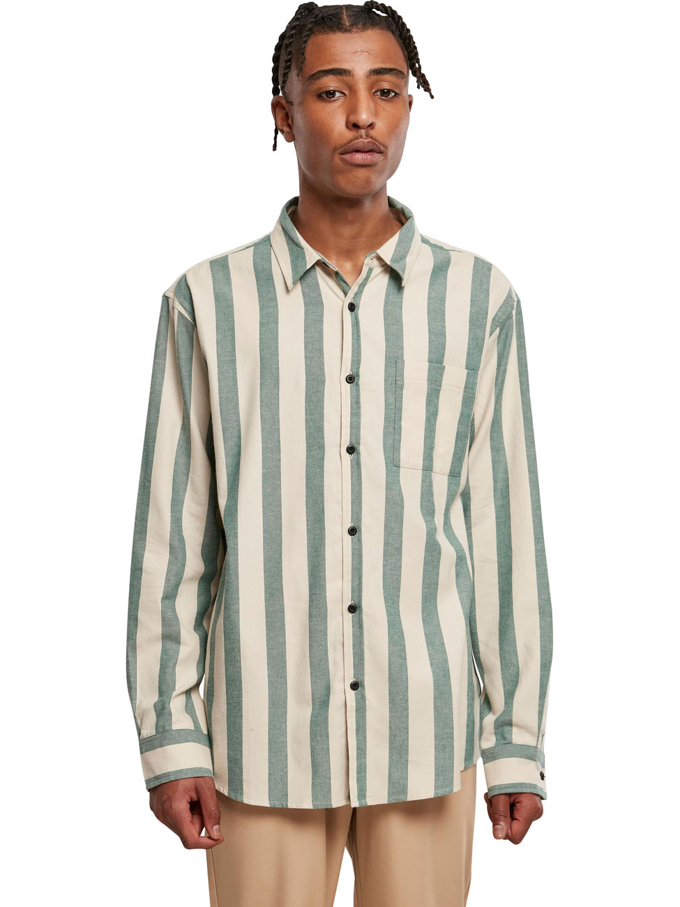 Urban Classics Herren Freizeithemd STRIPED - Regular Fit günstig online kaufen