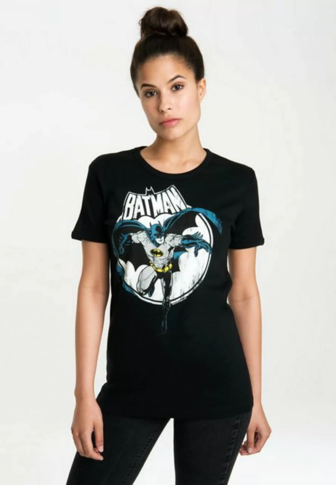 LOGOSHIRT T-Shirt "Batman - Fullmoon", mit lizenzierten Originaldesign günstig online kaufen