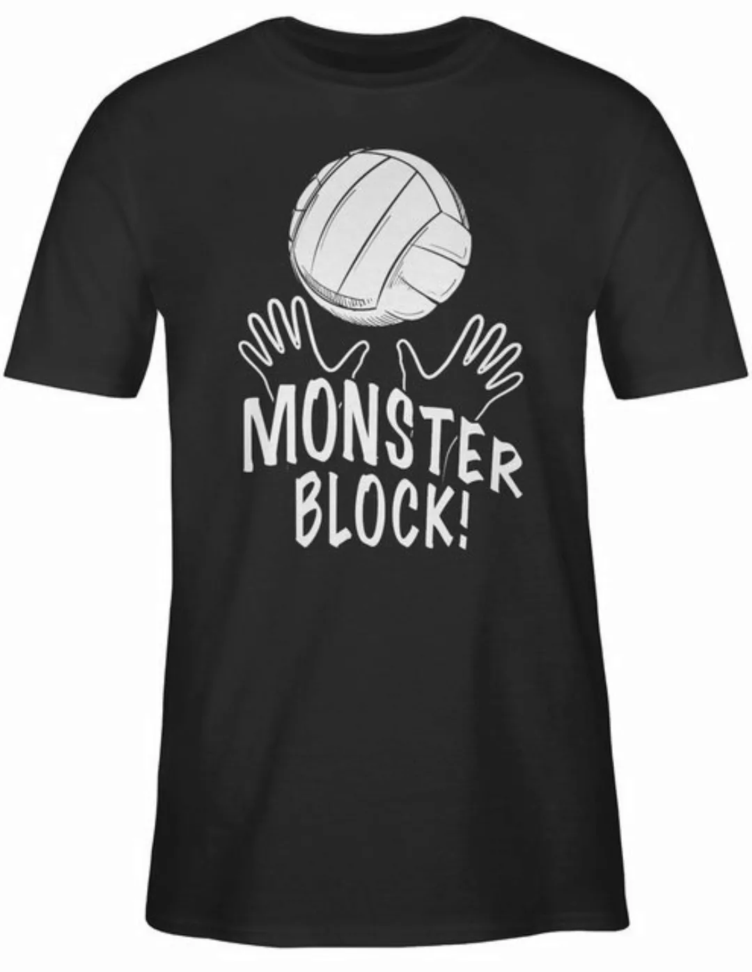 Shirtracer T-Shirt Monsterblock! Volleyball Geschenke günstig online kaufen