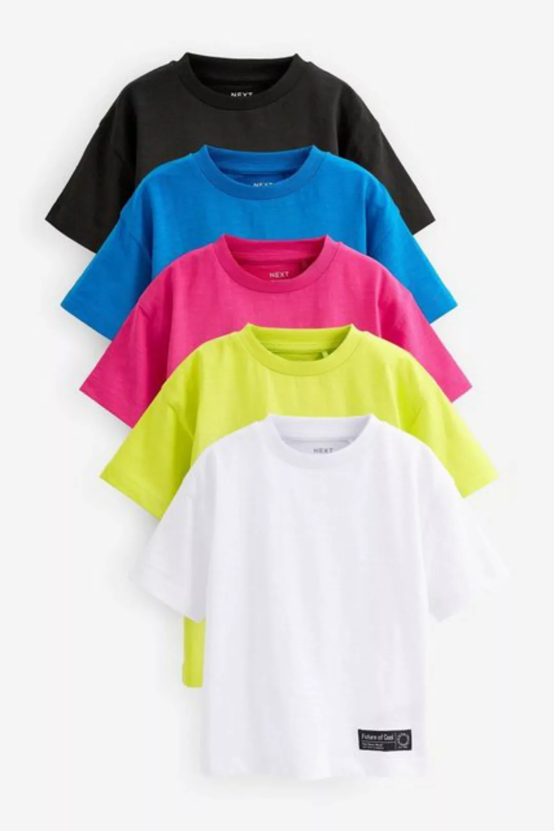 Next T-Shirt Kurzärmelige T-Shirts, 5er-Pack (5-tlg) günstig online kaufen