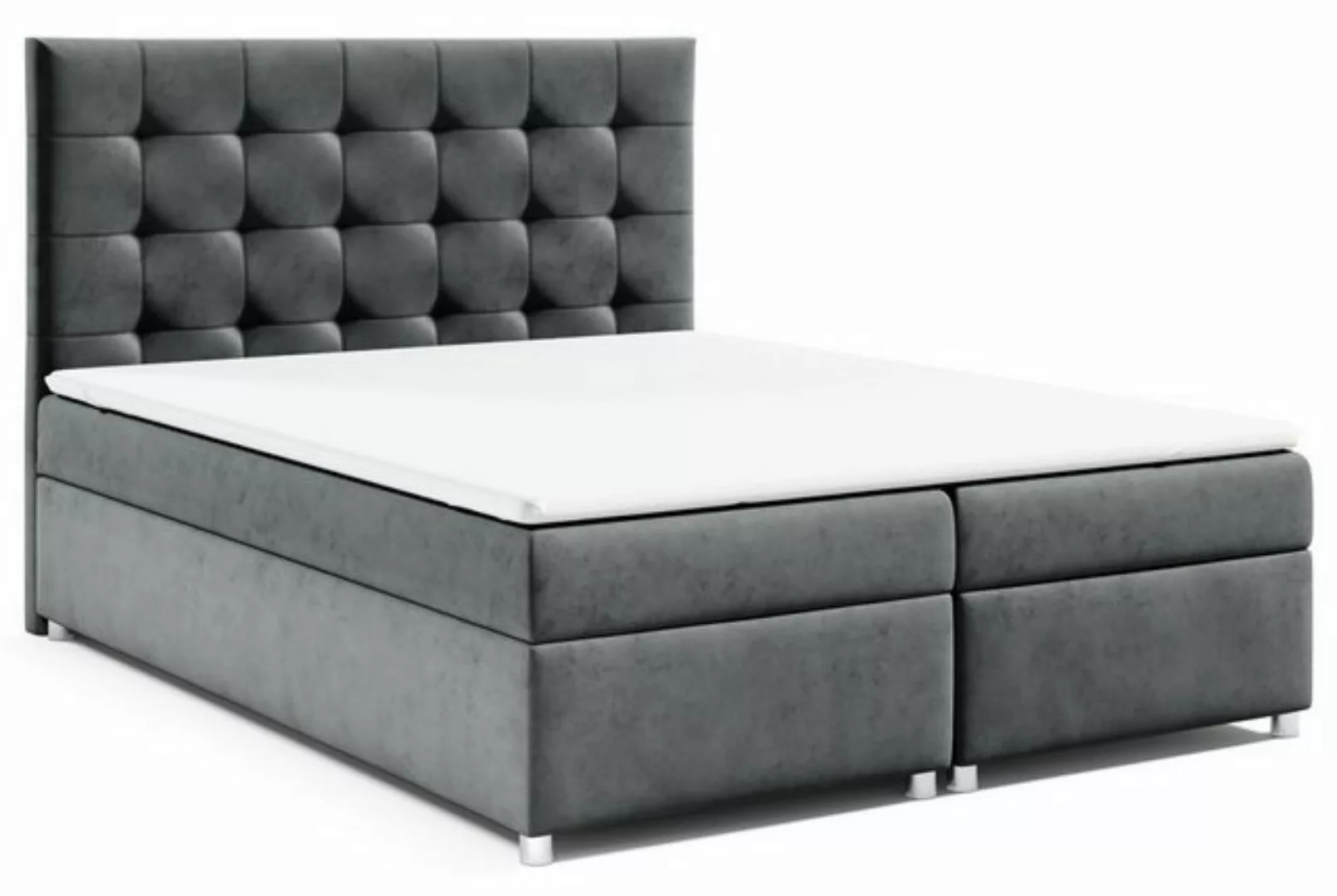 Best for Home Boxspringbett Trinity K-12 Bonellfederkern inkl. Topper, mit günstig online kaufen