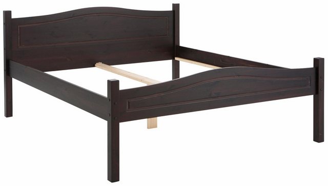 loft24 Bettgestell Barney, Bett, Doppelbett, Holzbett, Kiefer Massivholz, 1 günstig online kaufen