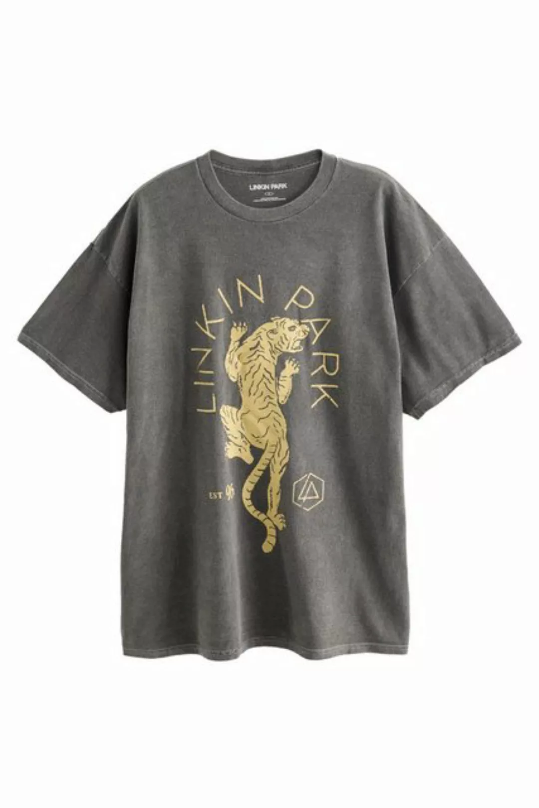 Next T-Shirt Offizielles Linkin Park Band-T-Shirt - Oversized (1-tlg) günstig online kaufen