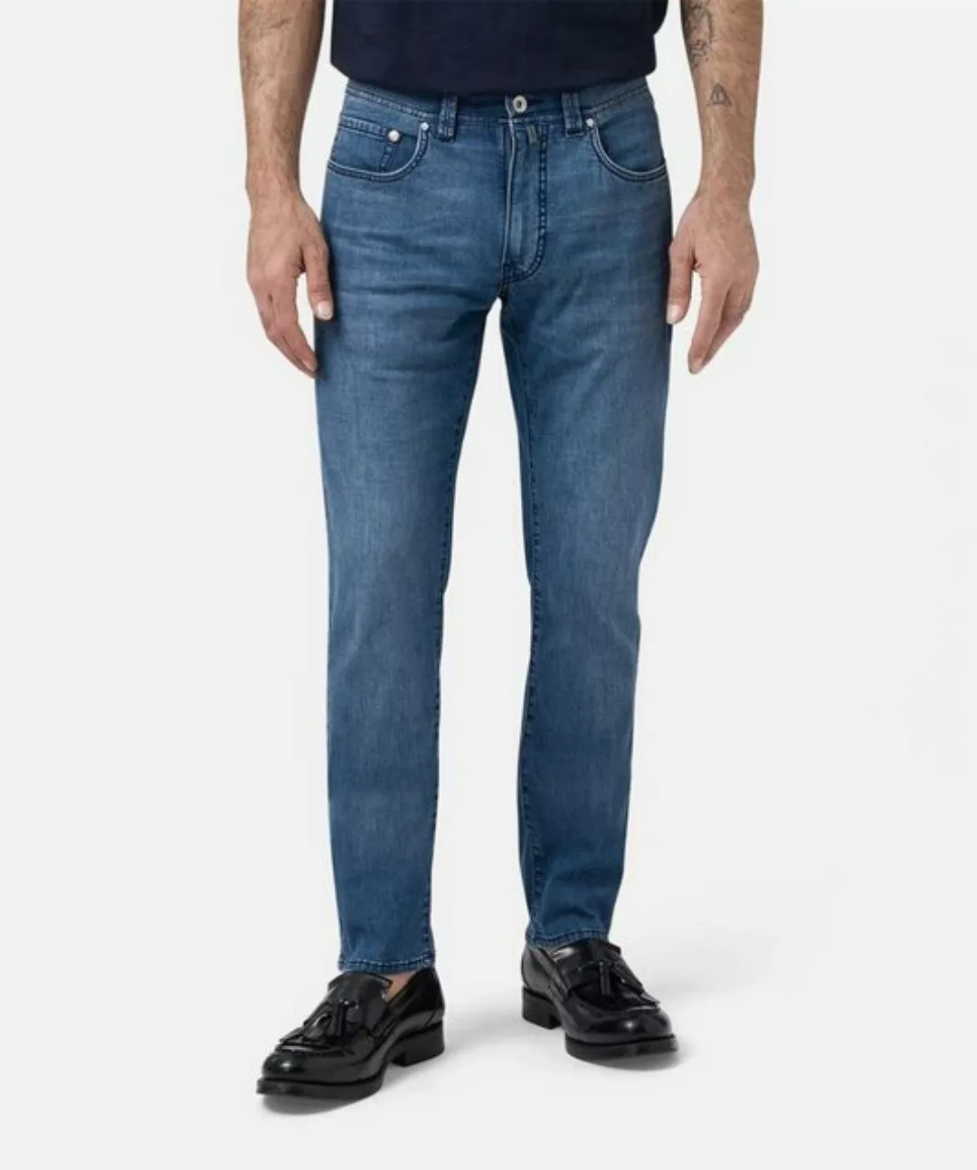 Pierre Cardin Stretch-Jeans "Lyon", gerade günstig online kaufen